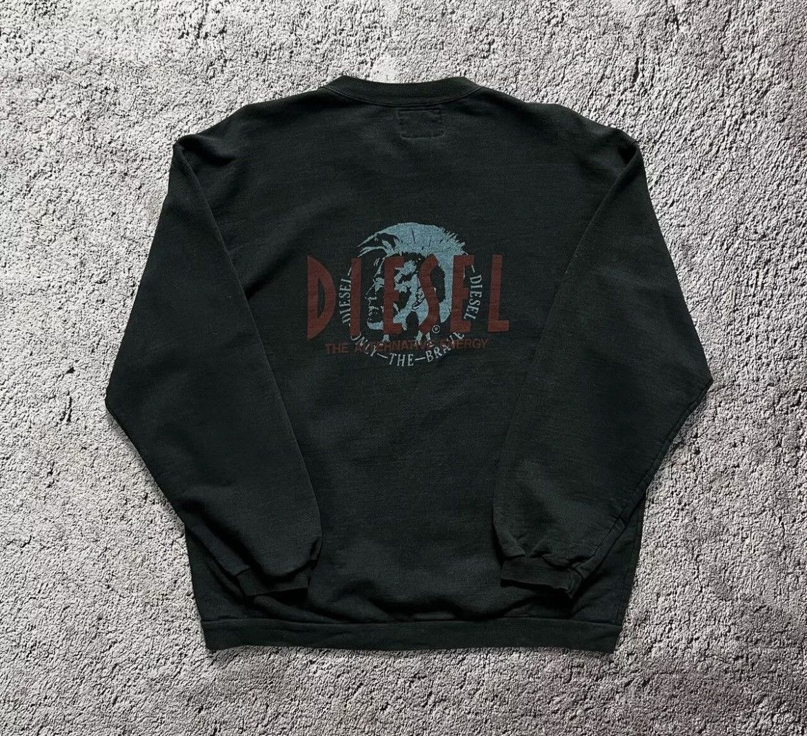 Diesel × Vintage Diesel 90s Vintage Sweatshirt Size L Size US L / EU 52-54 / 3 - 2 Thumbnail