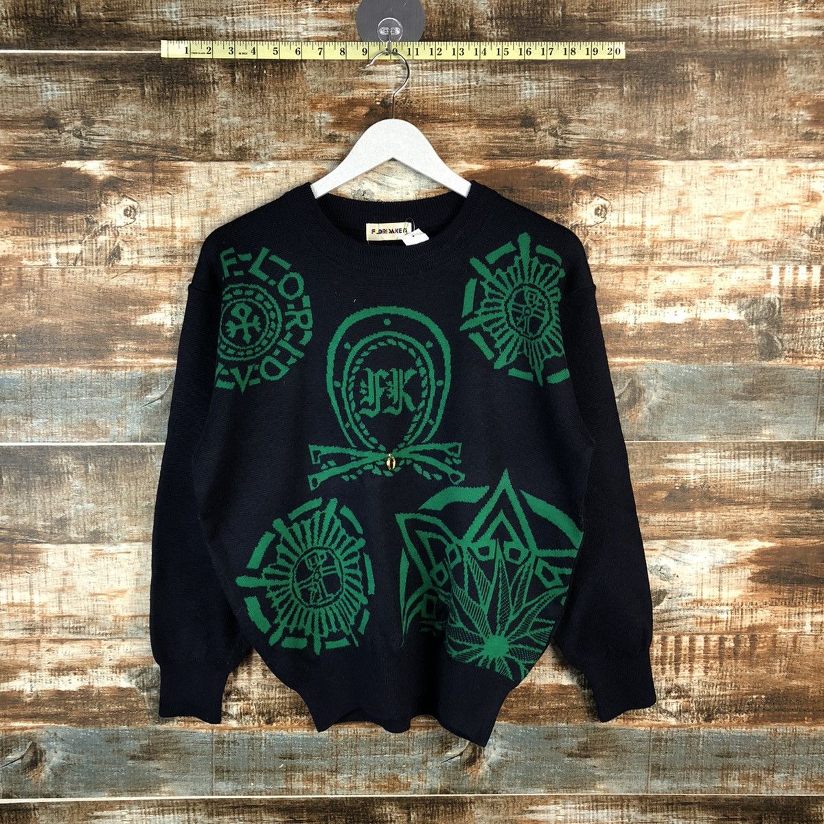 Homespun Knitwear DL Florida Keys japan vintage Dark Blue Knitwear #C165 Size US S / EU 44-46 / 1 - 1 Thumbnail