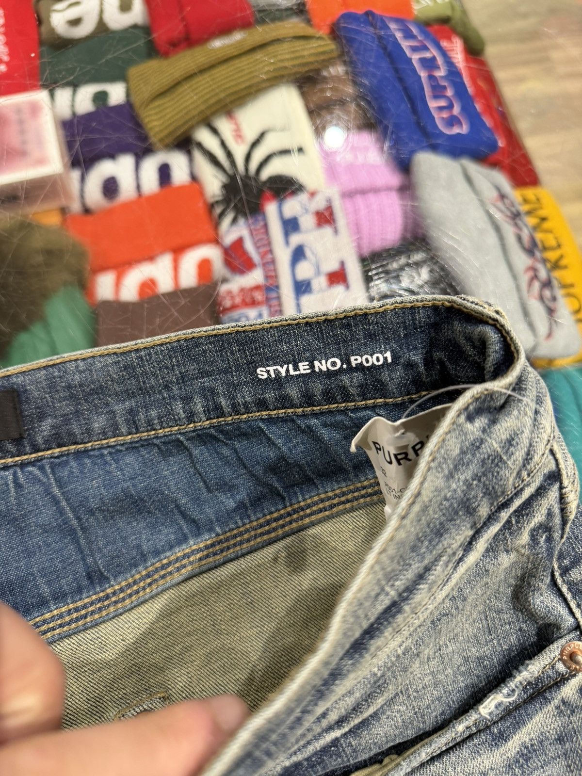 Purple Brand Purple Brand Slashed Paint Jeans Size: 32 Size US 32 / EU 48 - 8 Thumbnail