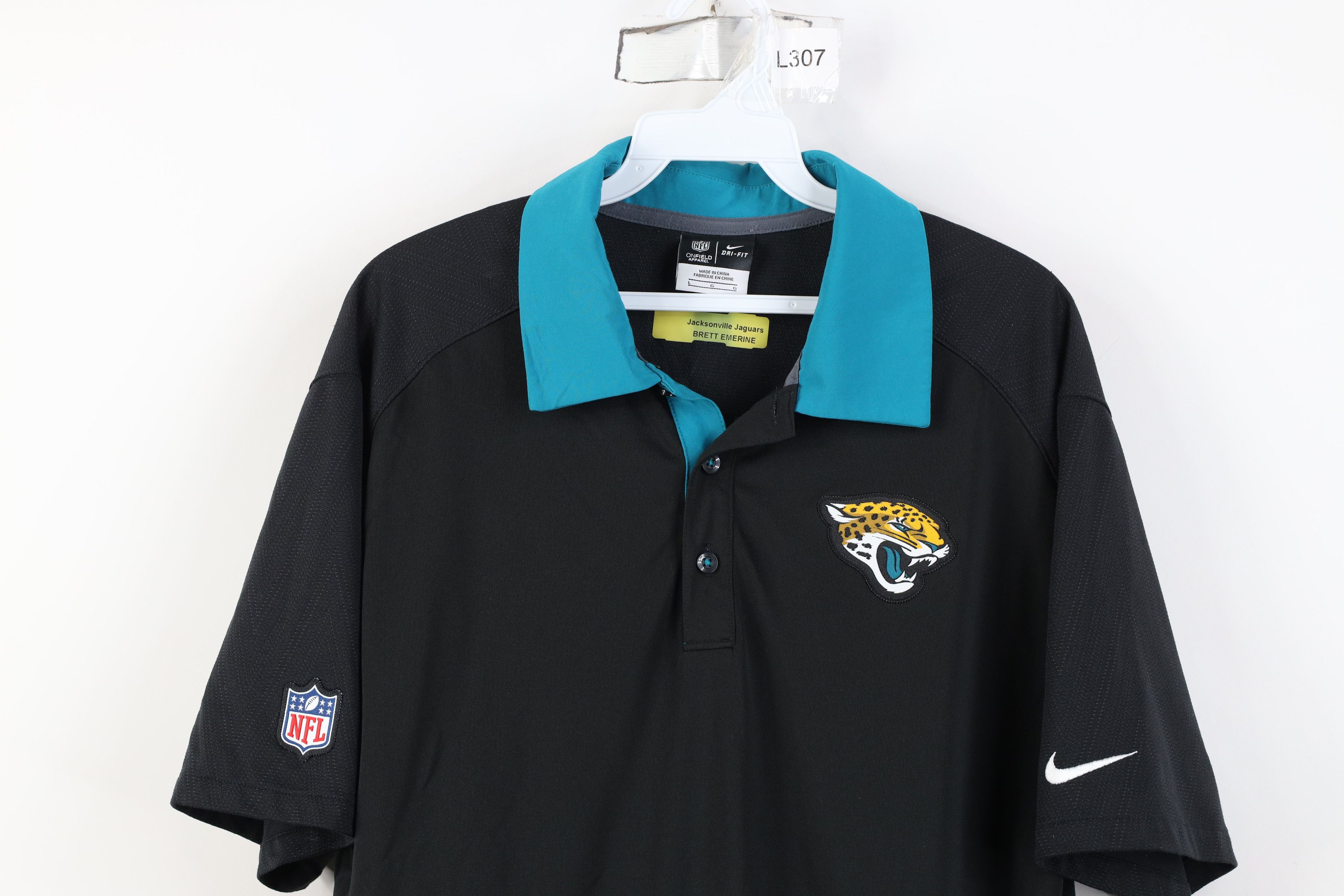 Nike Nike On Field Jacksonville Jaguars Football Golf Polo Shirt Size US L / EU 52-54 / 3 - 2 Thumbnail