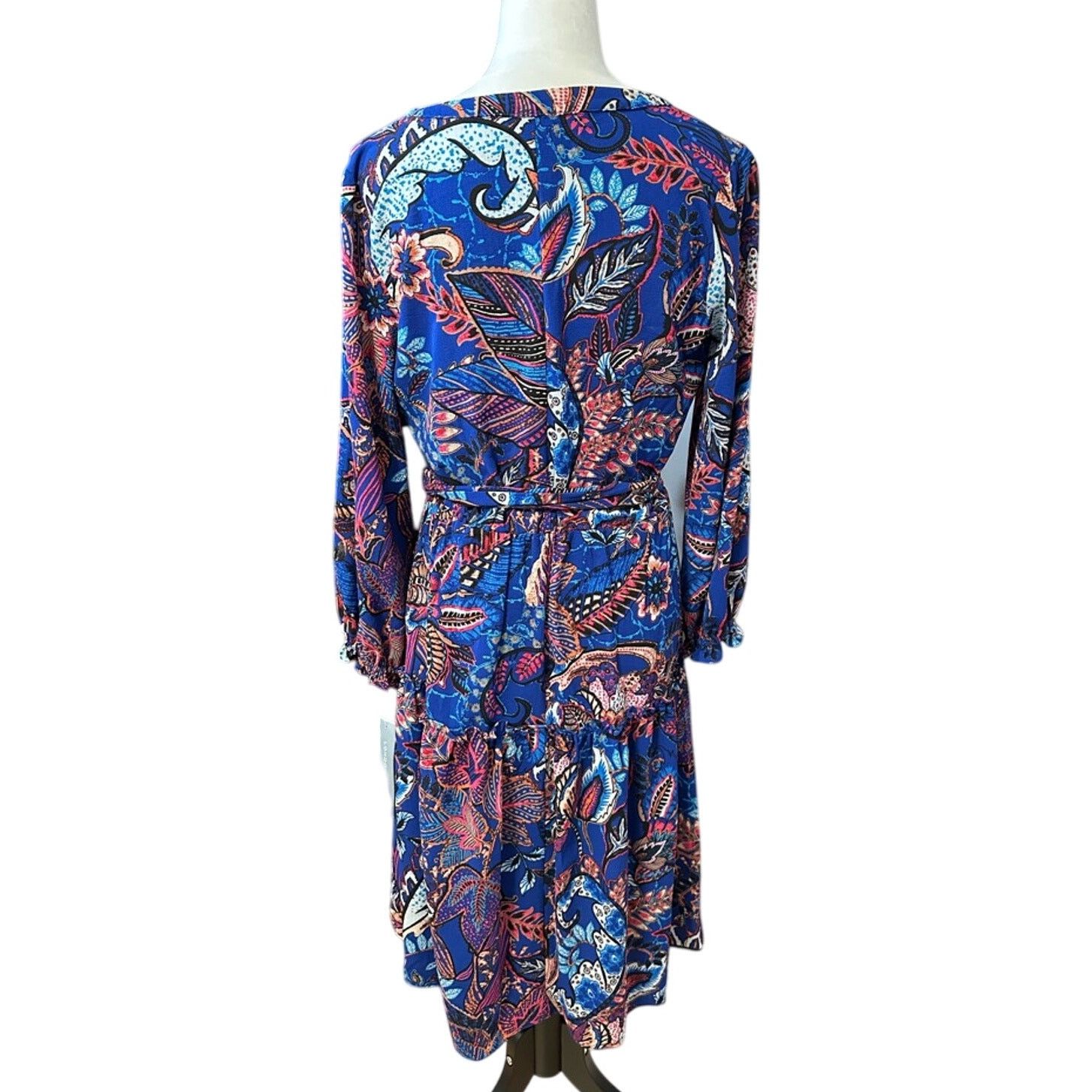Other London Times ALine Dress Boho Belted Waist Multicolor 6 NWOT Size M / US 6-8 / IT 42-44 - 6 Thumbnail