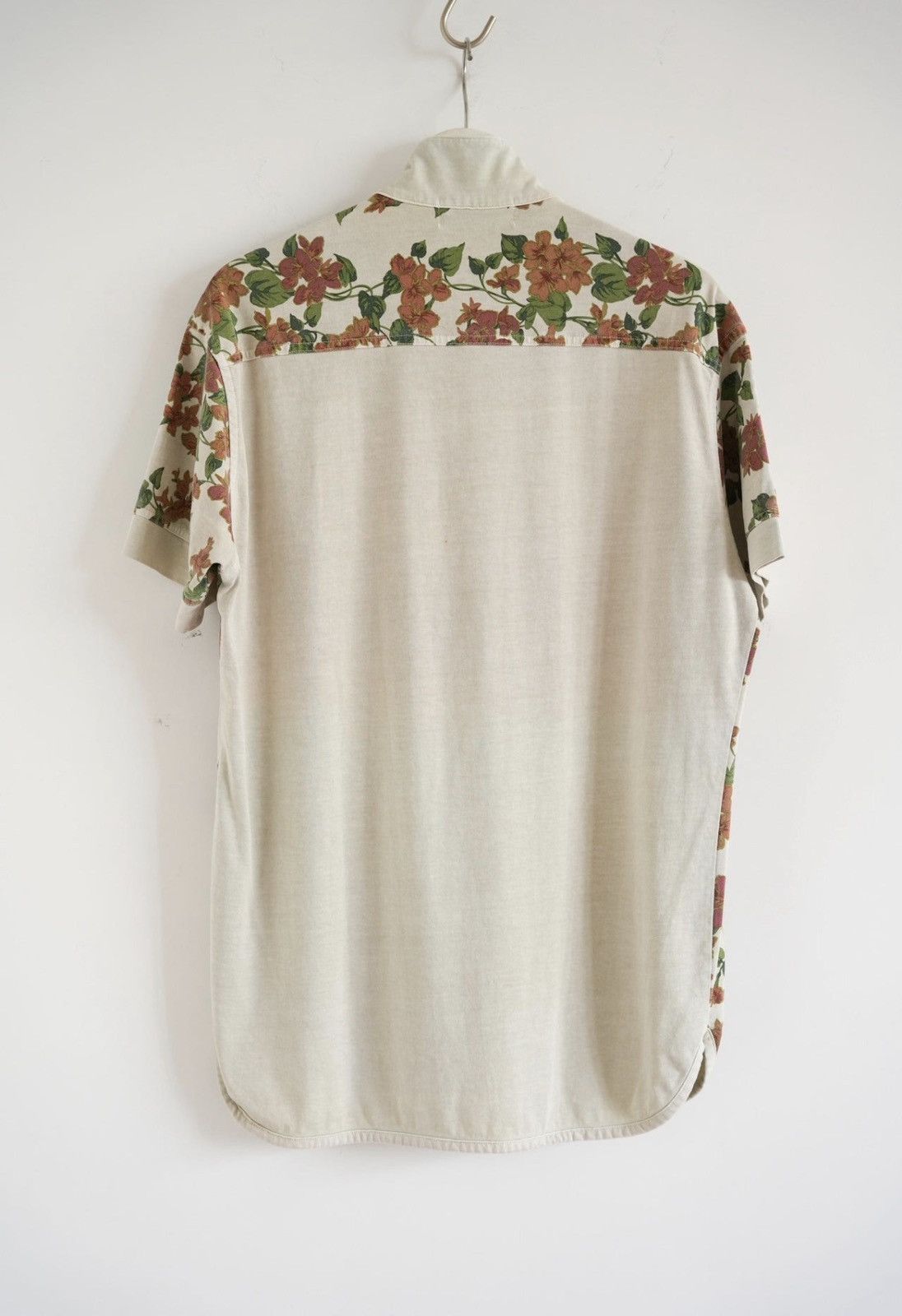 Yohji Yamamoto Yohji Yamamoto All-Over Floral Print Short Sleeve Polo K4 Size US L / EU 52-54 / 3 - 2 Thumbnail
