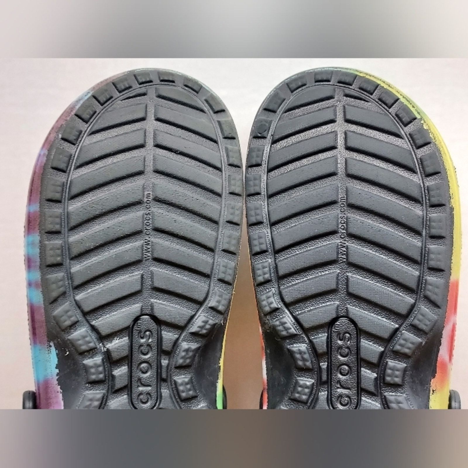 Crocs Crocs Mens Tie Dye Lined Baya Clog Sandals Size 11 Size US 11 / EU 44 - 11 Thumbnail