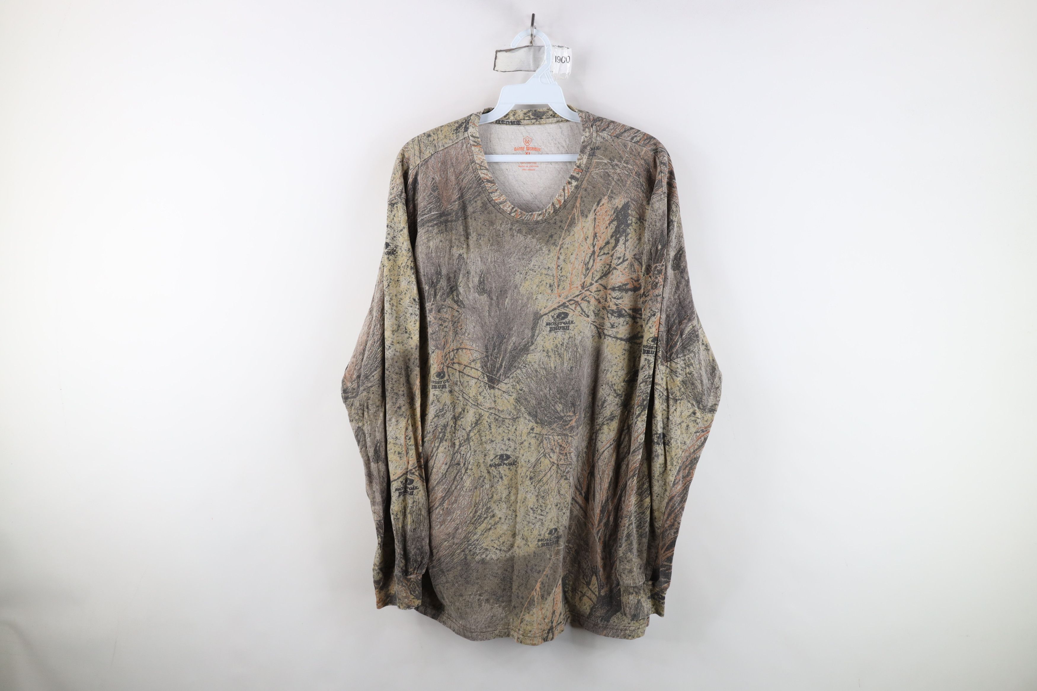 Vintage Vintage Y2K Streetwear Brush Camouflage Long Sleeve T-Shirt Size US XL / EU 56 / 4 - 1 Thumbnail