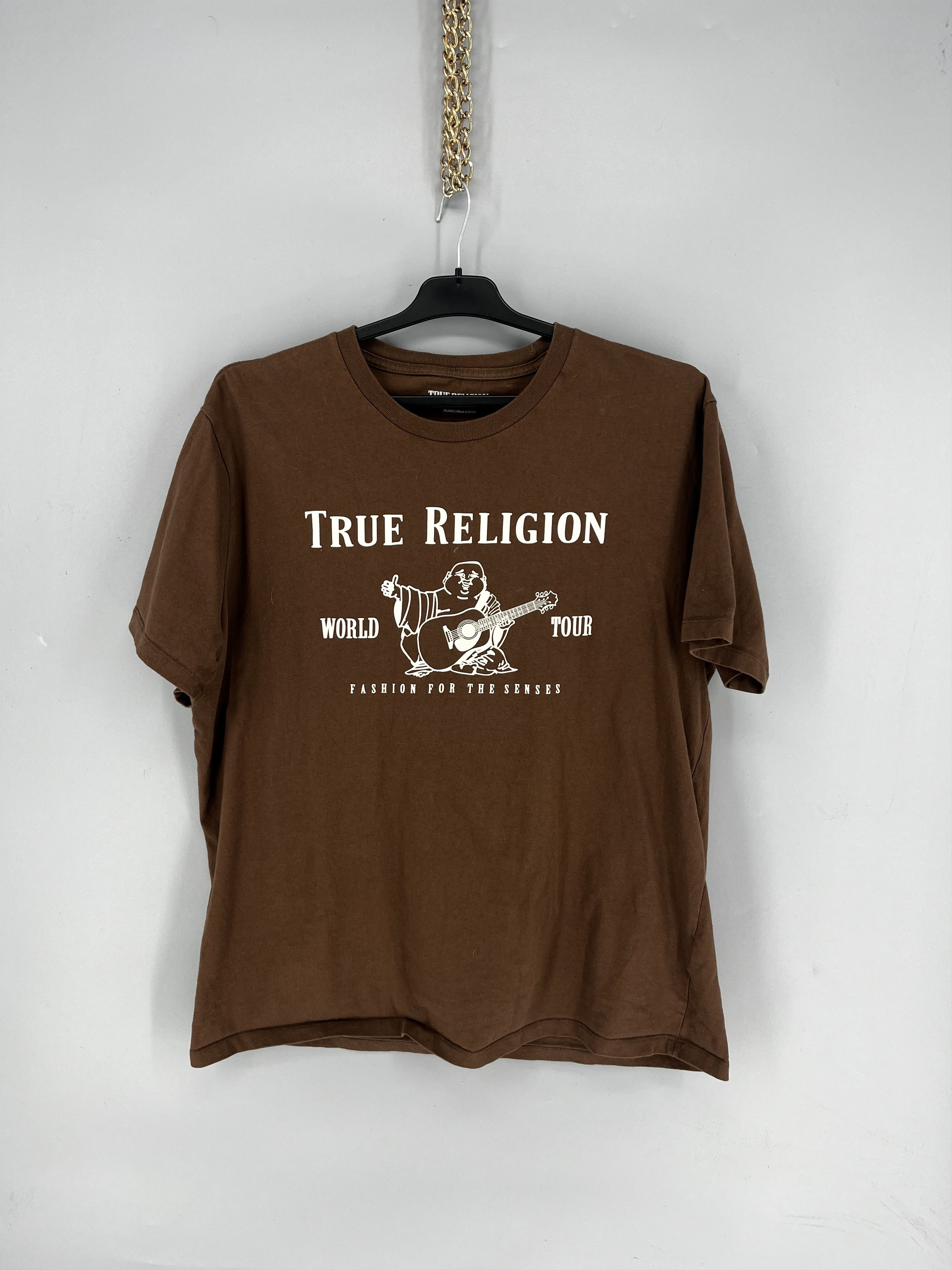Japanese Brand True Religion Big Buddha Chief Keef Style Rap T Shirt Size US XL / EU 56 / 4 - 1 Thumbnail