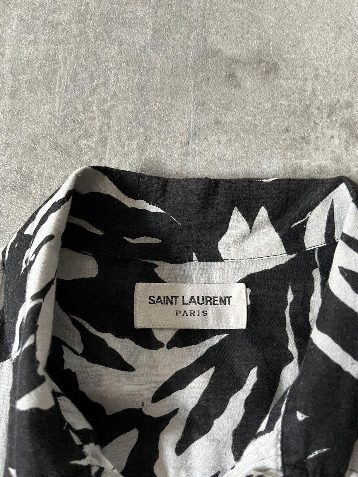 Saint Laurent Paris Saint Laurent hawaiian coconut tree short sleeve S/S 16 Size US M / EU 48-50 / 2 - 3 Thumbnail
