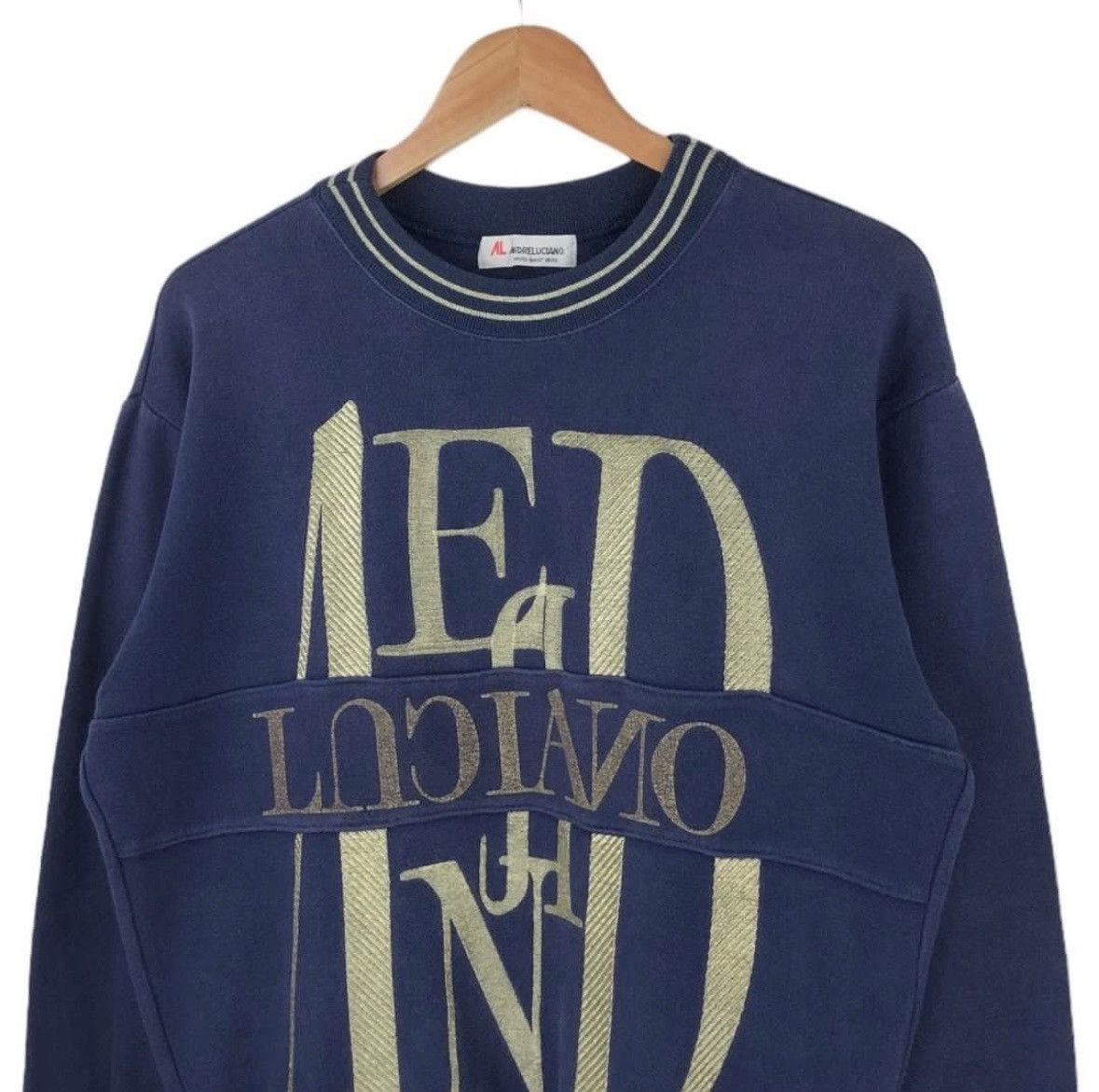 Andreluciano × Vintage Andreluciano big spellout sweatshirt Size US M / EU 48-50 / 2 - 3 Thumbnail