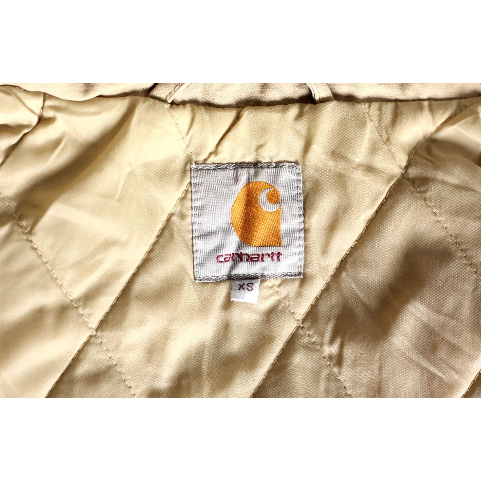 Carhartt VINTAGE Carhartt Hickman Coat Jacket Women XS Hooded Padded MJ5538 Beige Long Sleeve Regular Chest 27" Sleeve 18.5" 18.5" 2010s Size XS / US 0-2 / IT 36-38 - 6 Thumbnail