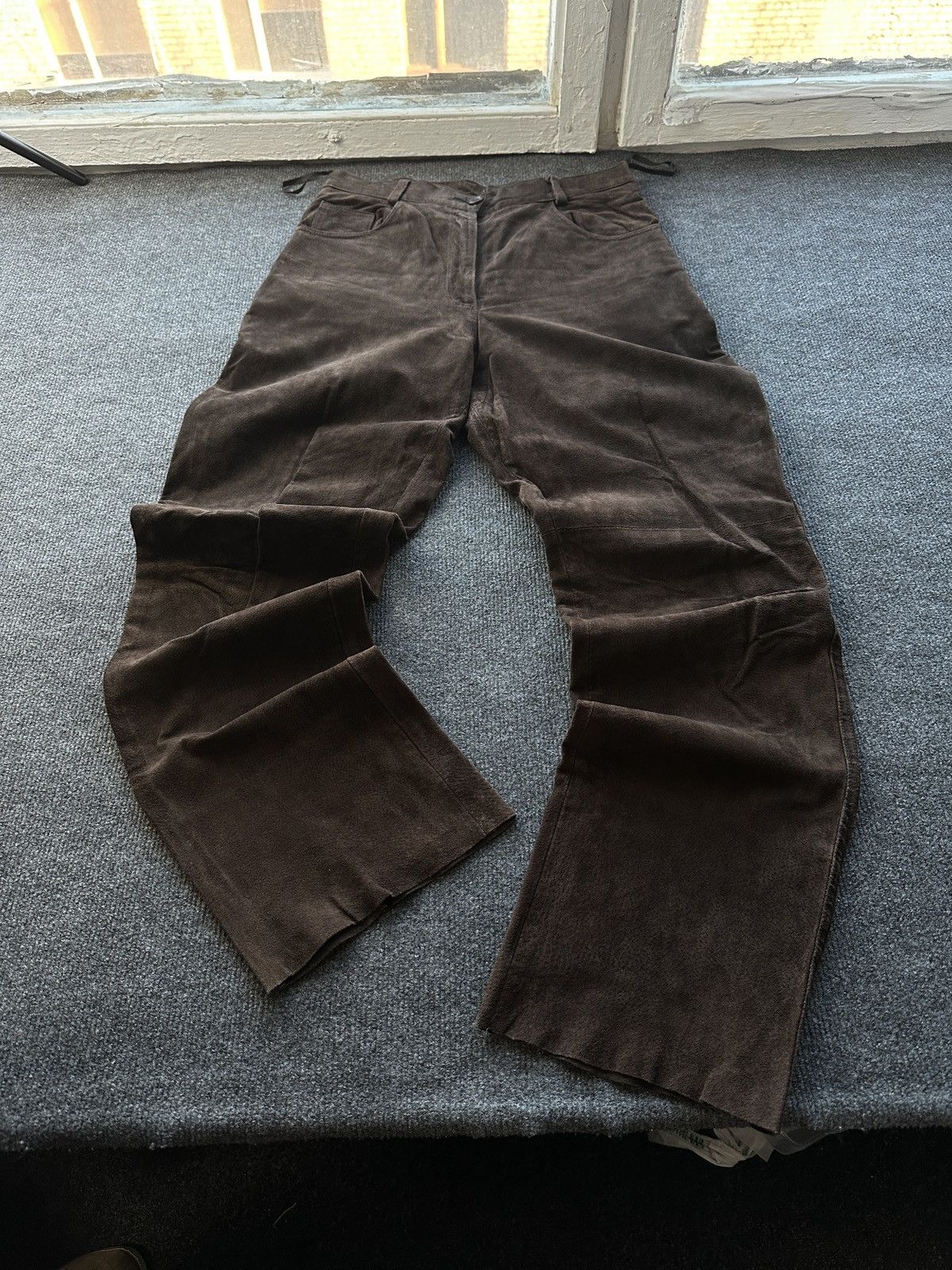 Other IXS 🚨GRAIL MEN LEATHER PANTS Y2K WESTERN MOTORCYCLE Size US 30 / EU 46 - 2 Thumbnail