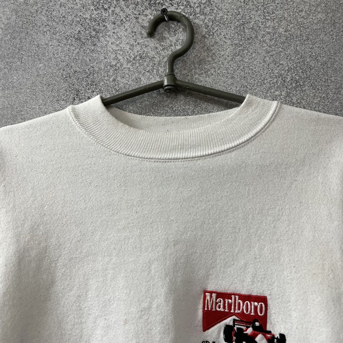 Marlboro Marlboro vintage sweatshirt white Size US L / EU 52-54 / 3 - 4 Thumbnail