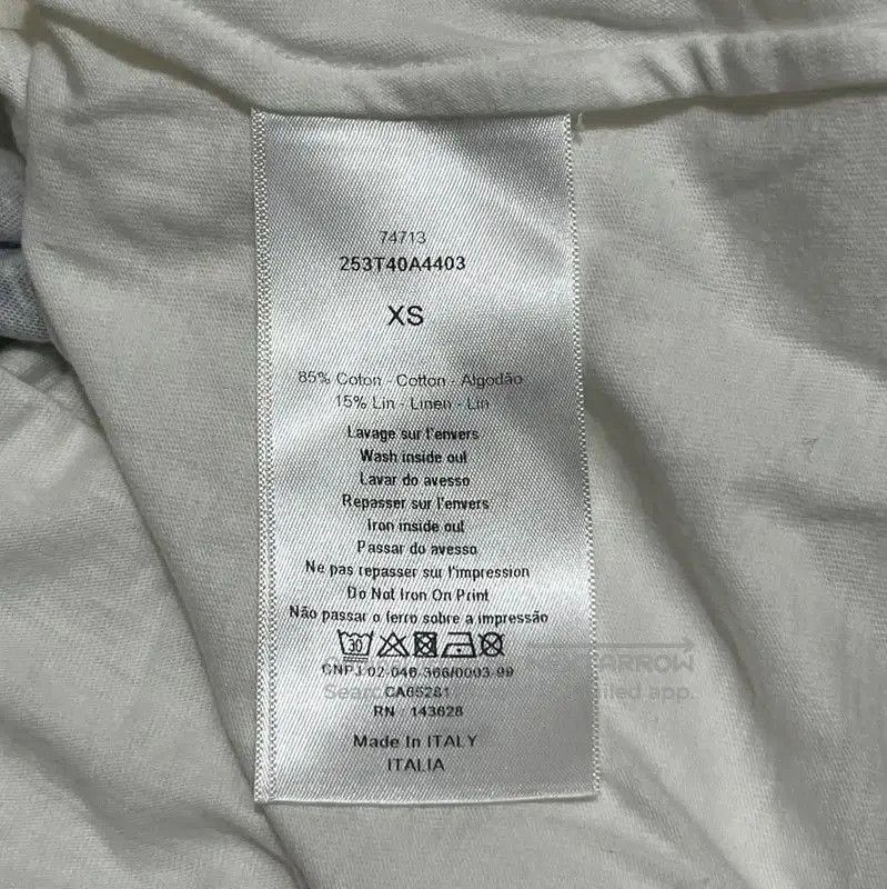 Dior Dior Lucky Logo Cotton T. Size XS / US 0-2 / IT 36-38 - 5 Thumbnail