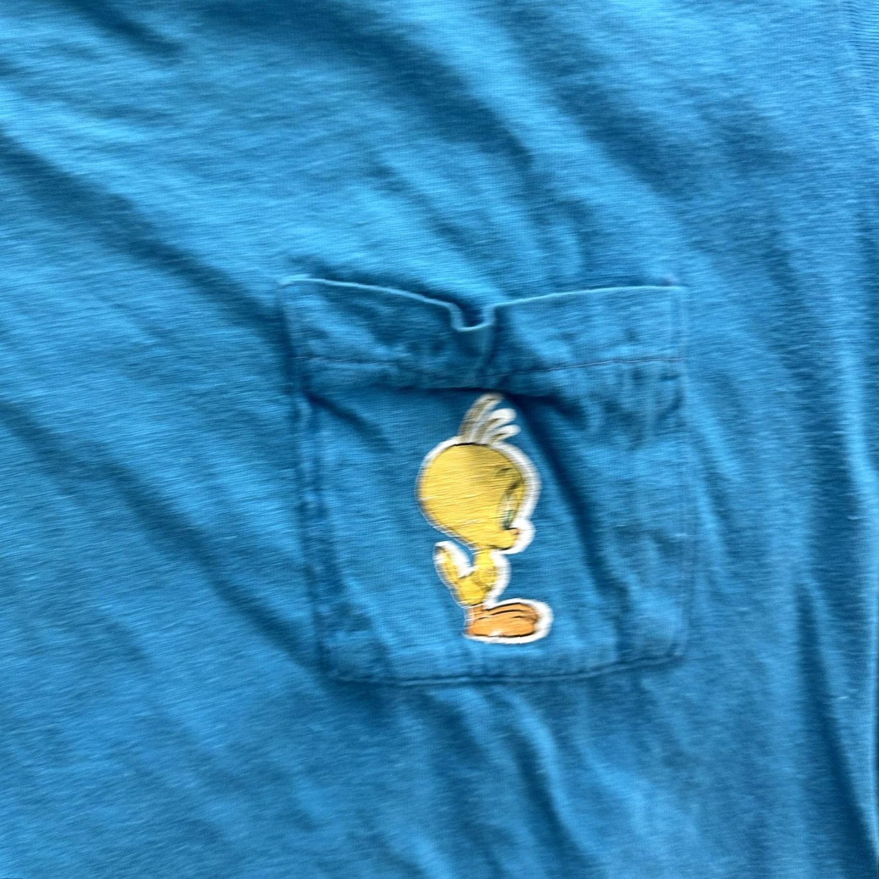 Fruit Of The Loom VINTAGE Fruit of the Loom T-Shirt Men Large Cartoon Looney Tunes Tweety Bird 90s Retro Size US L / EU 52-54 / 3 - 5 Thumbnail