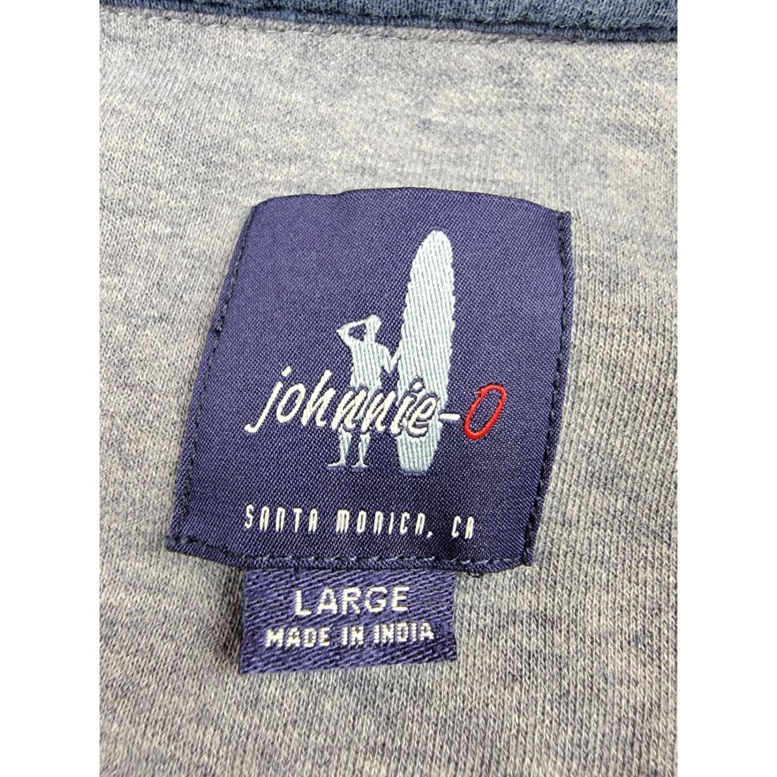 johnnie-O Johnnie O Sweatshirt Mens Large Blue 1/4 Zip Pullover Classic Casual Pullover Size US L / EU 52-54 / 3 - 2 Thumbnail