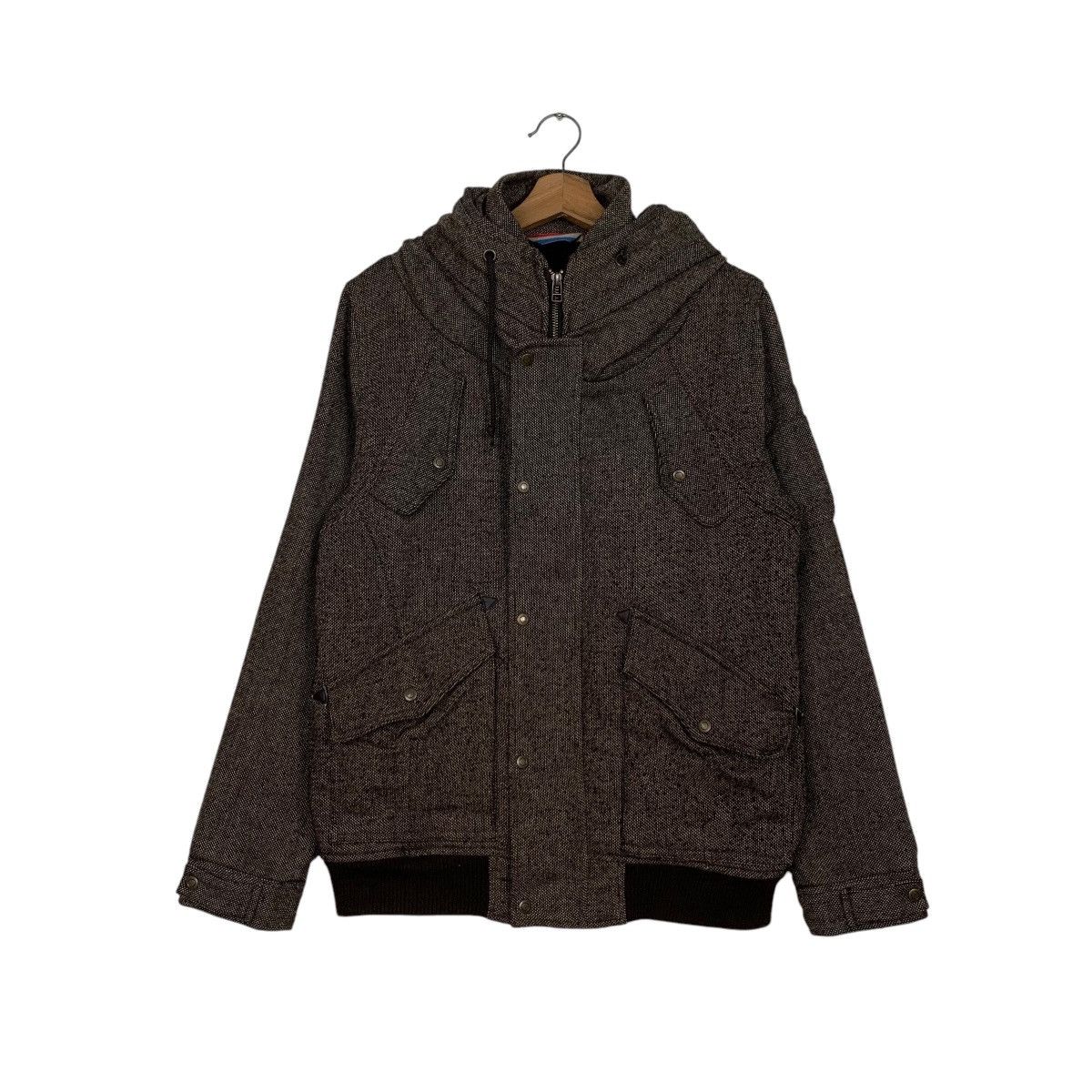 Japanese Brand HERE'S STREET Long Sleeve Brown Blouson Jacket #2702-C121 Size US M / EU 48-50 / 2 - 1 Thumbnail