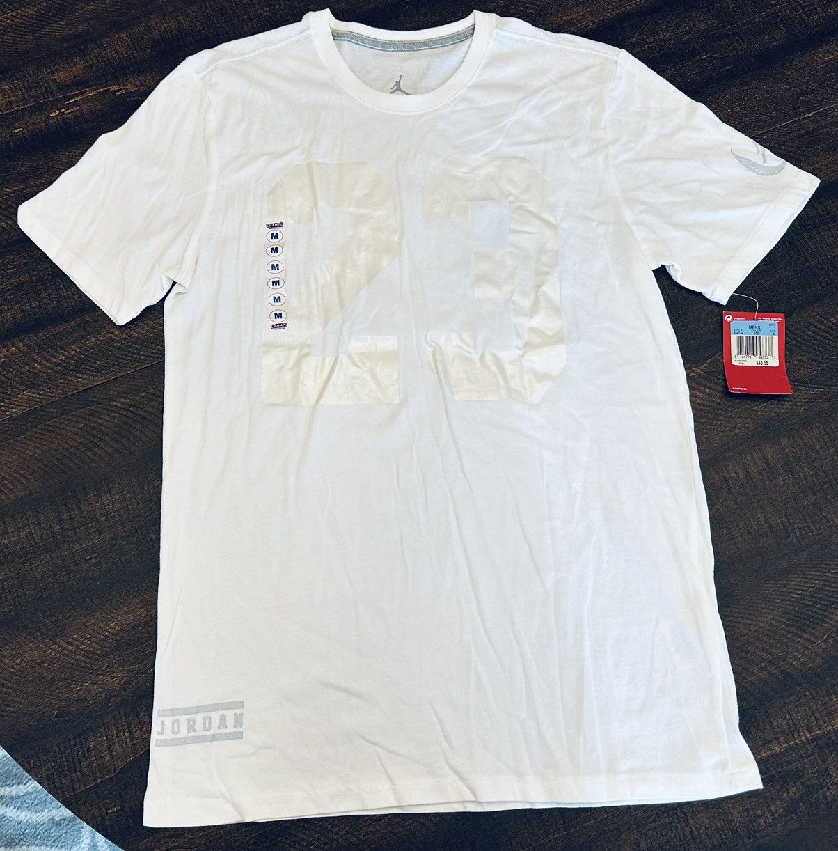 Nike NWT-Stains- Nike Air Jordan #23 Men’s T-Shirt-Size Medium Size US M / EU 48-50 / 2 - 1 Thumbnail