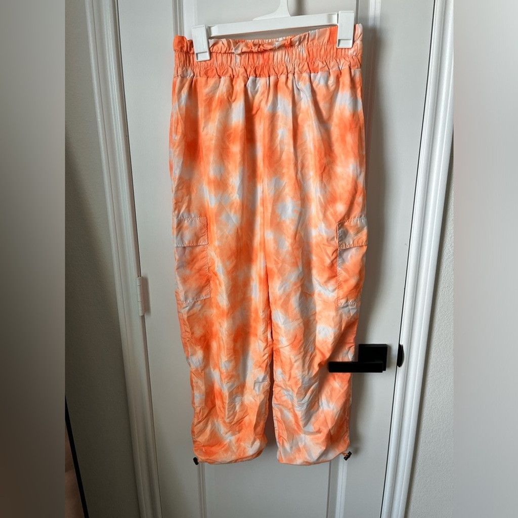 Forever 21 Orange Tie Dye Pants - L Size 31" - 1 Thumbnail