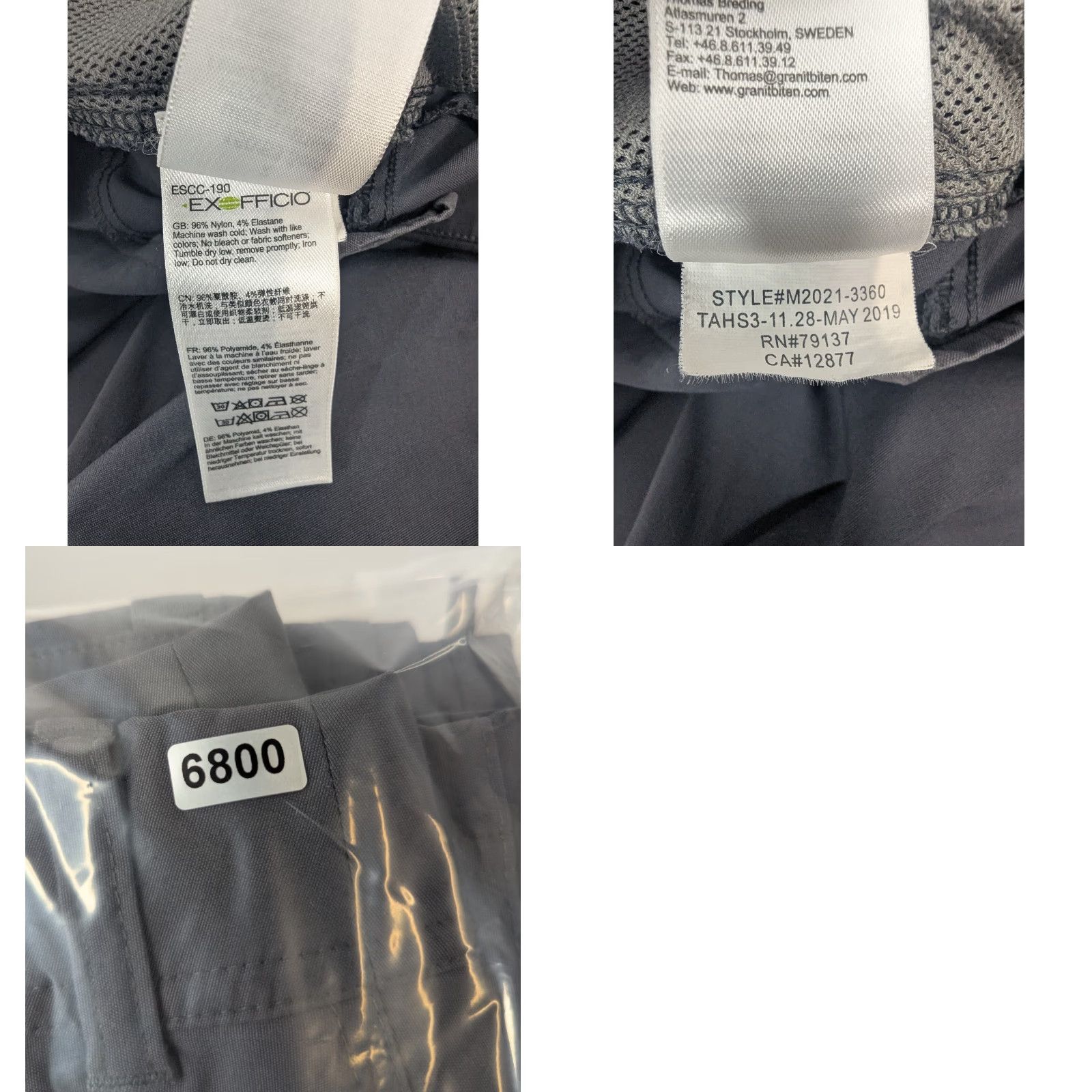 ExOfficio Exofficio Womens Moraine Cargo Pants Grey Size 2 Lightweight Hiking Outdoors Size 26" / US 2 / IT 38 - 9 Thumbnail