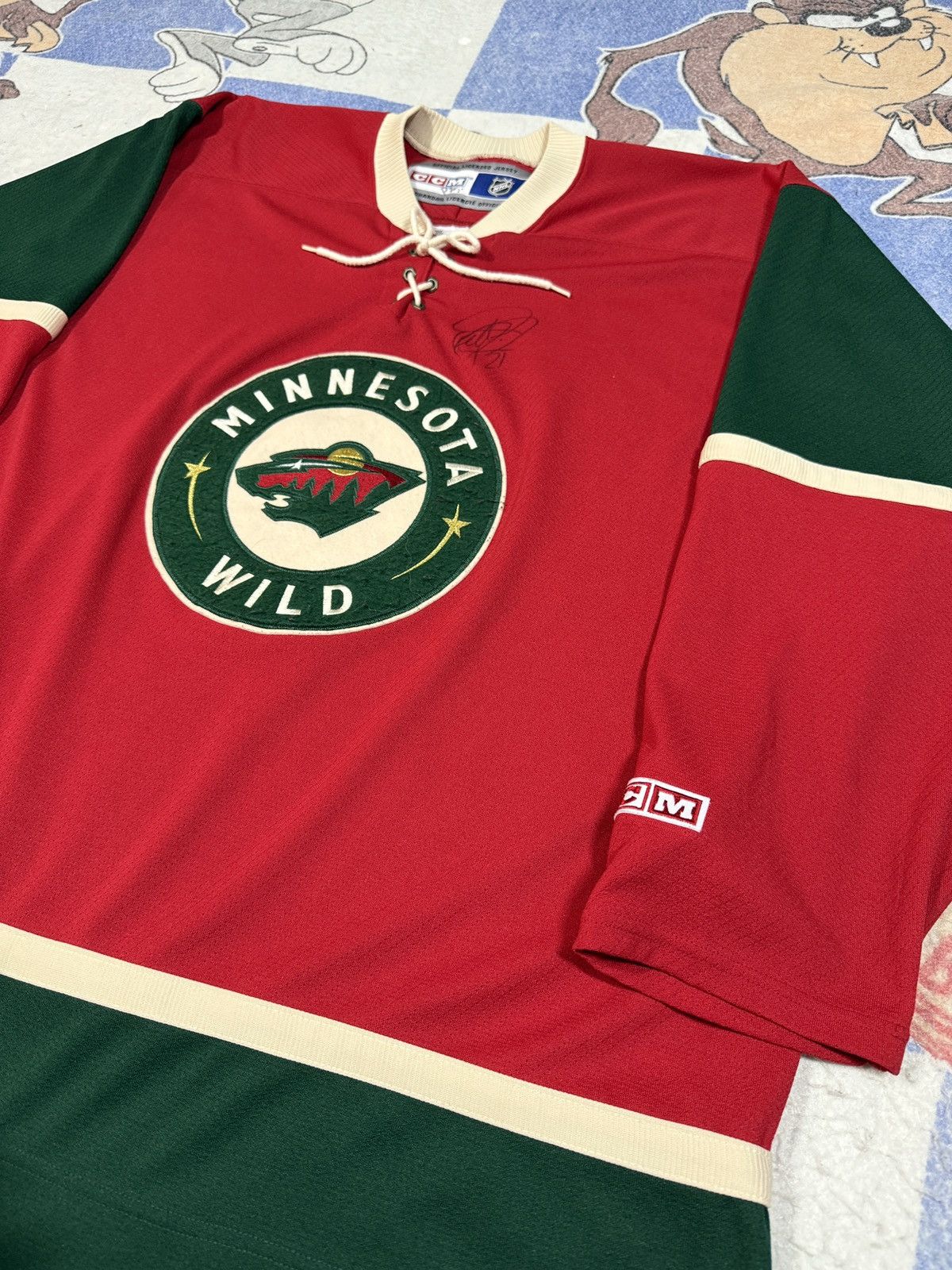 Ccm Vintage Minnesota Wild jersey Size US XL / EU 56 / 4 - 2 Thumbnail