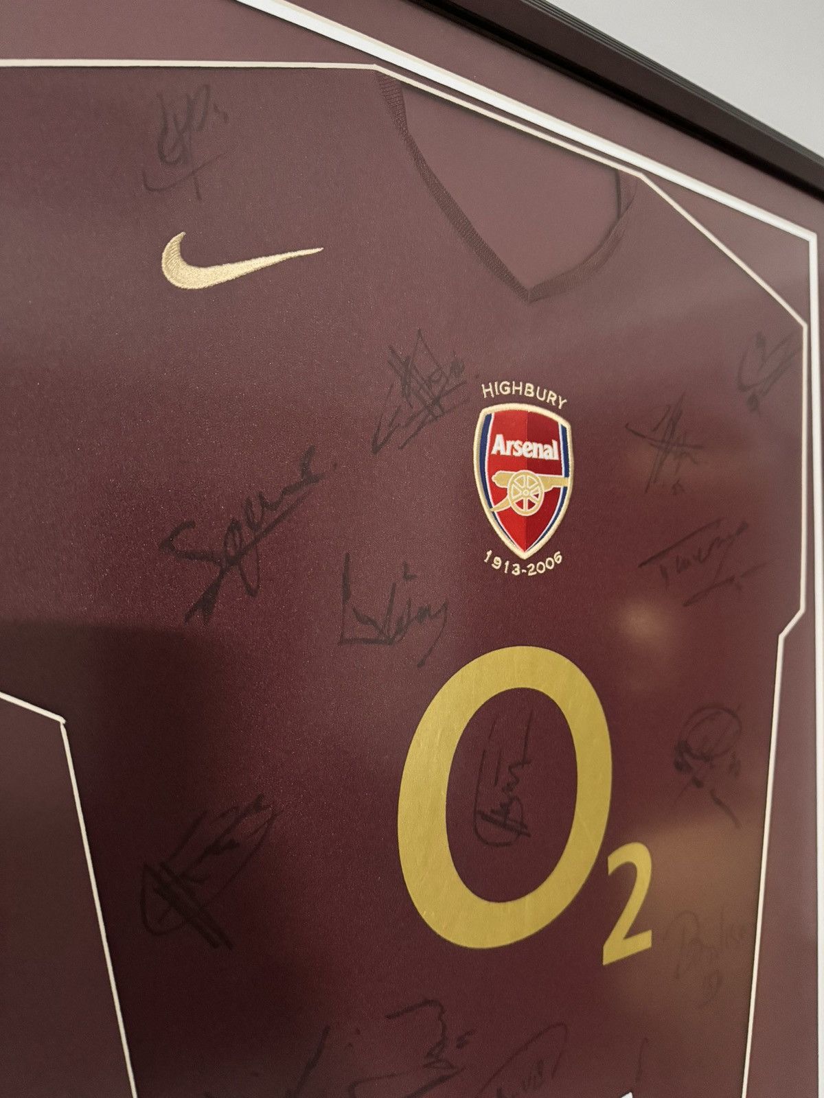 Nike × Vintage Vintage nike arsenal 2006 soccer jersey signed all team rare Size US XL / EU 56 / 4 - 3 Thumbnail