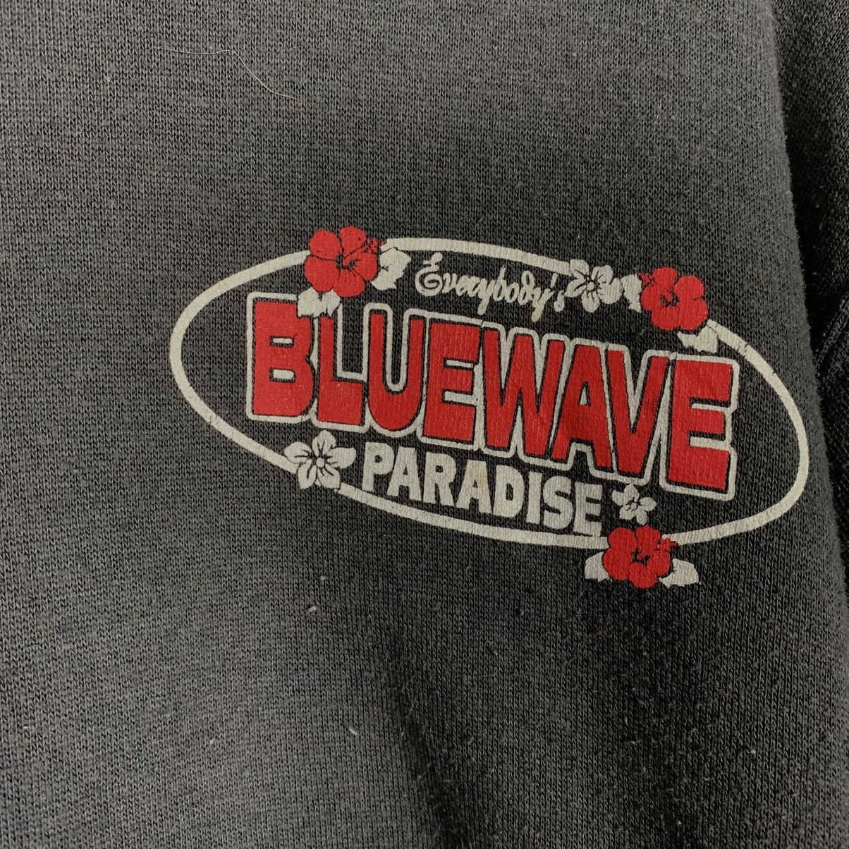 Japanese Brand Vintage Blue Wave Paradise Surfing Sweatshirt Size US M / EU 48-50 / 2 - 11 Thumbnail