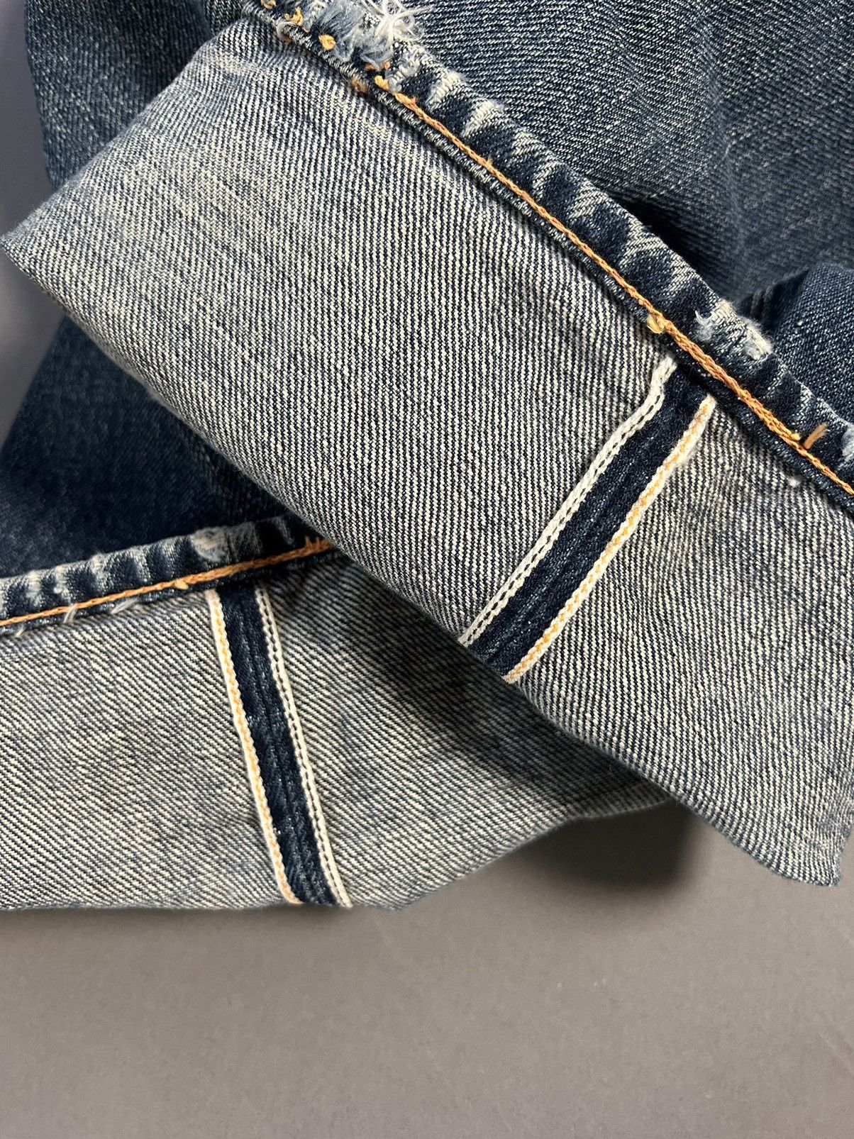 Evisu Evisu jeans white daicock big logo blue selvedge denim Size US 30 / EU 46 - 10 Thumbnail