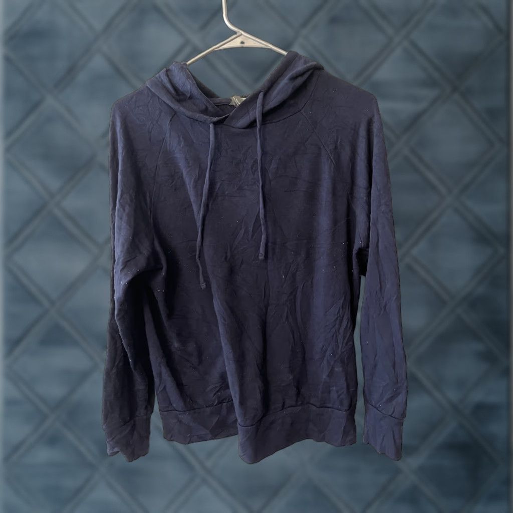 Eddie Bauer Eddie Bauer Pullover Hoodie Sweatshirt Women's Size S Navy Blue Hooded Pullover Size S / US 4 / IT 40 - 1 Thumbnail