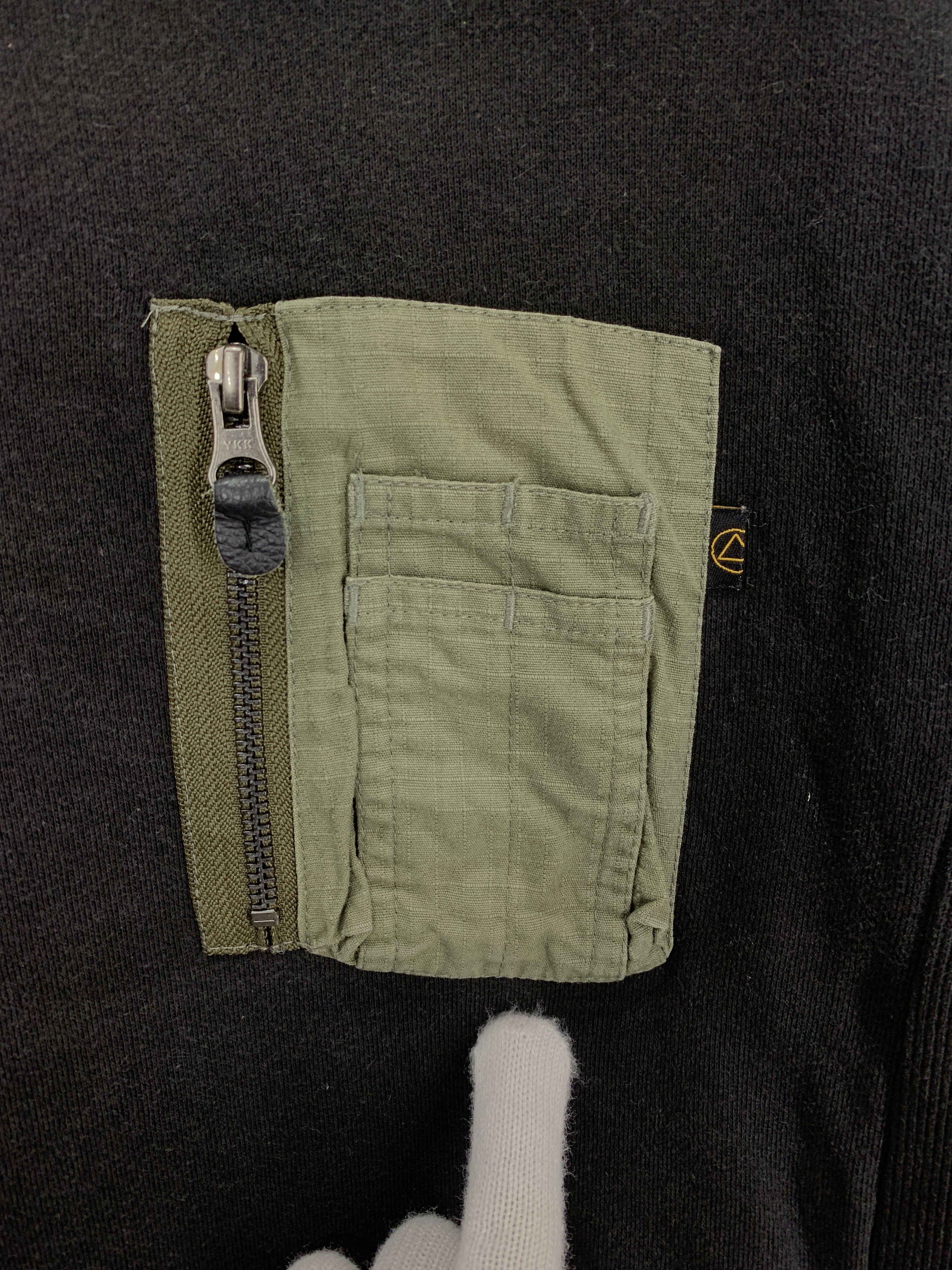 GRN GRN TOKYO Single Pocket Hoodie Pullover #2242/20 Size US S / EU 44-46 / 1 - 2 Thumbnail