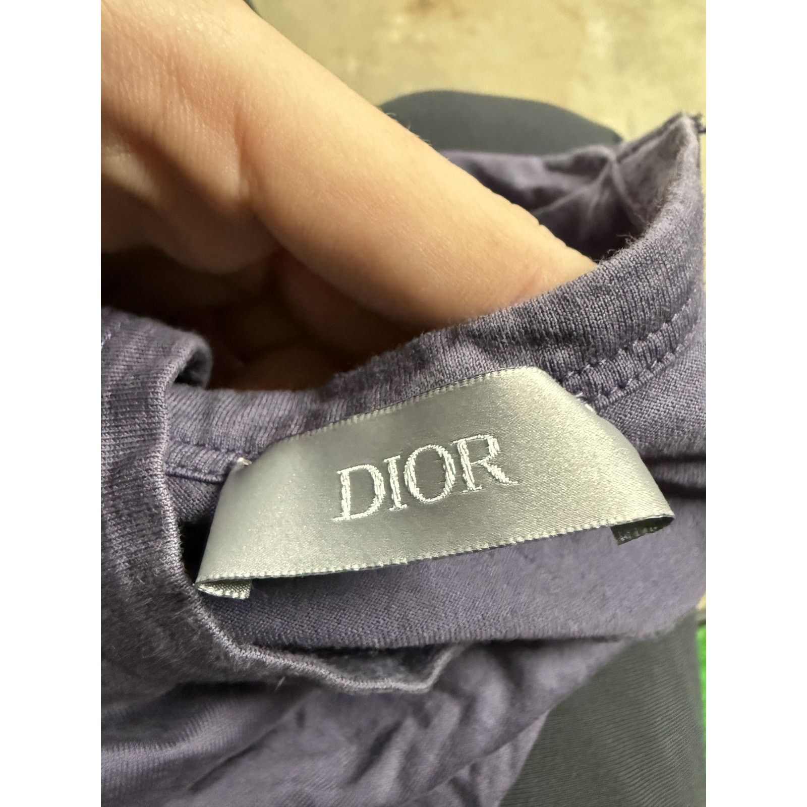 Dior Dior Tee CD Purple Blue Used Medium Size US M / EU 48-50 / 2 - 2 Thumbnail
