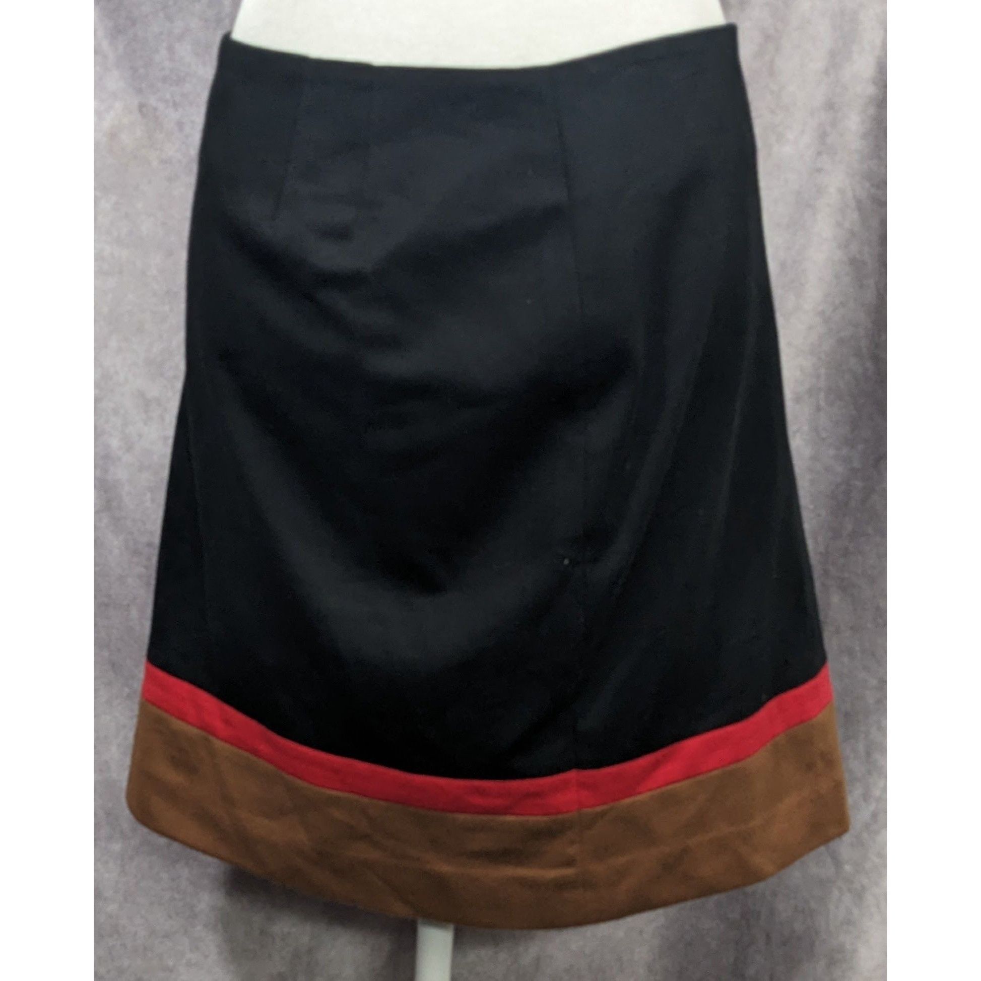 Loft Preppy Color Block Skirt by Ann Taylor Loft Size 28" / US 6 / IT 42 - 4 Thumbnail