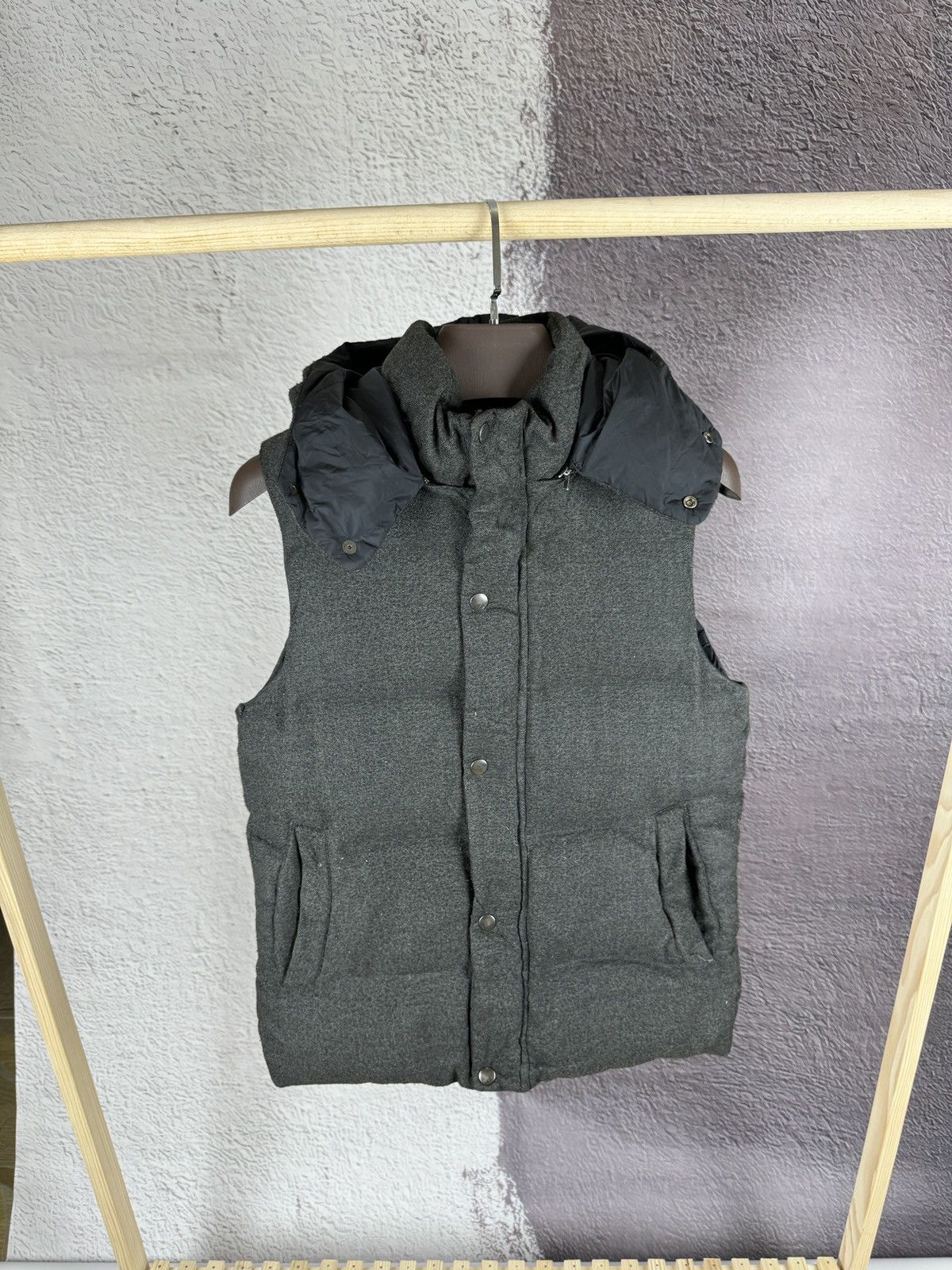 Japanese Brand Ships Jet Blue Japanese clothing grey hooded vest jacket Size US M / EU 48-50 / 2 - 6 Thumbnail