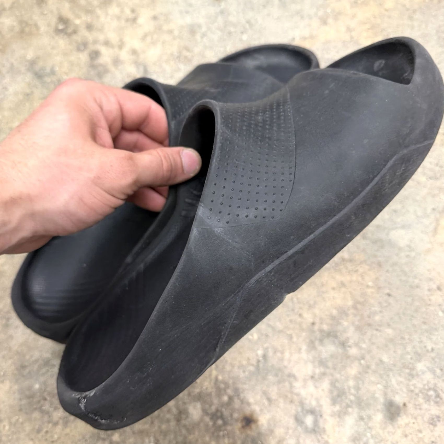 Jordan Brand Nike Air Jordan Post Slide Sandals Black Mens Size 10 Sandal Slide Size ONE SIZE - 3 Thumbnail