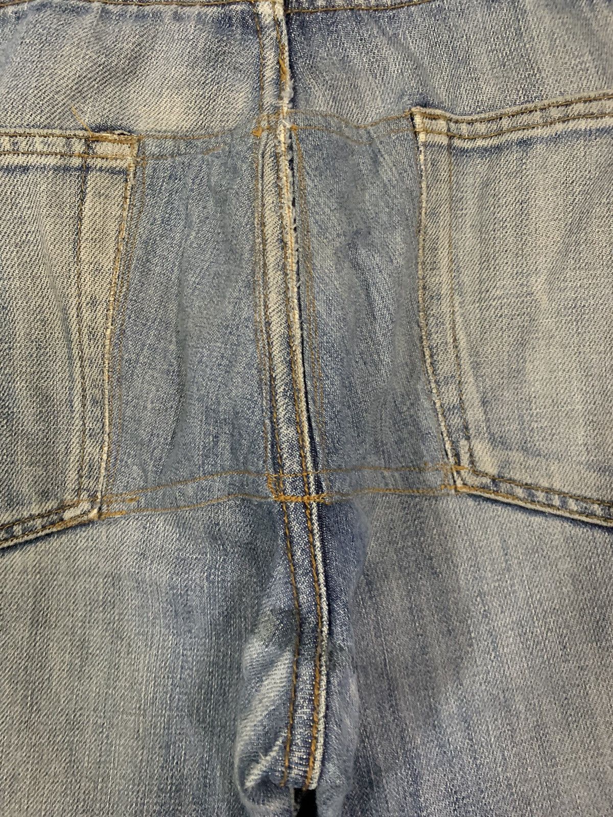 L.O.G.G. Y2K L.O.G.G. Double Knees Patches Loose Distressed Jeans Size US 35 - 14 Thumbnail