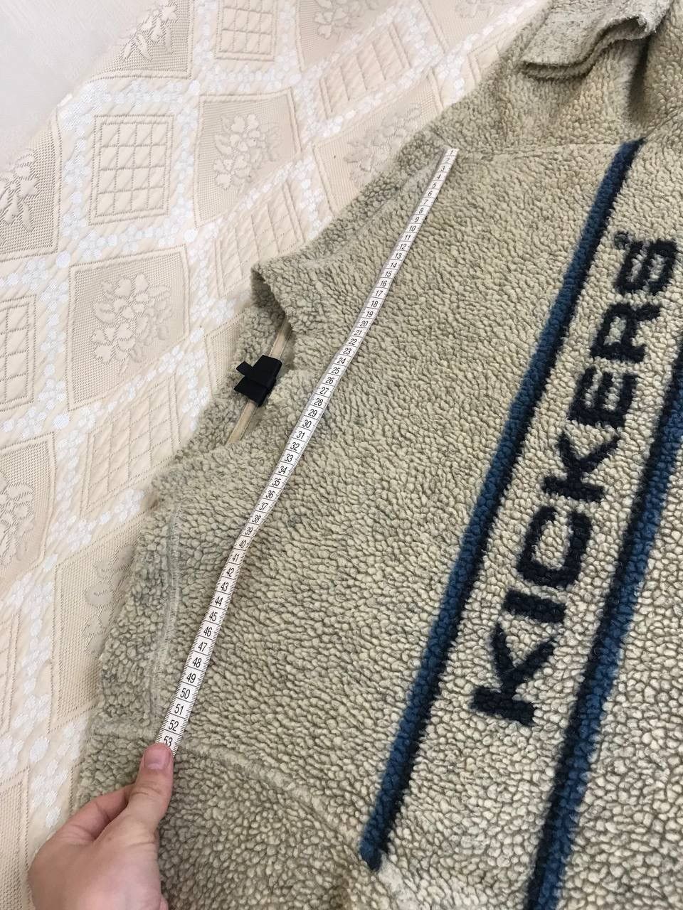 Kickers 🔥 KICKERS VINTAGE BIG LOGO FLEECE TEDDY Sweatshirt Pullover Size US L / EU 52-54 / 3 - 13 Thumbnail