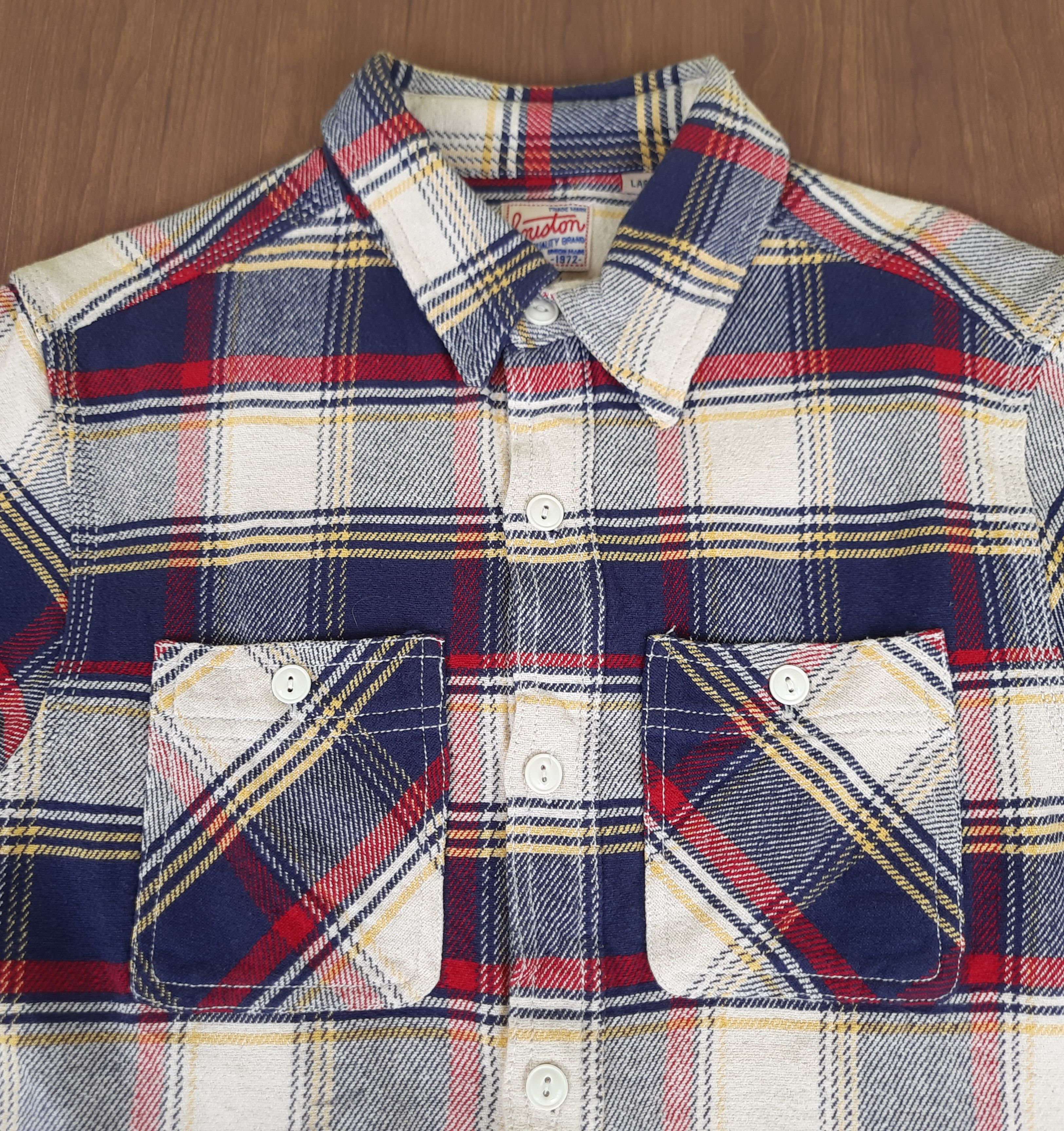 Japanese Brand Houston Union Made Vintage Flannel Shirts Size US M / EU 48-50 / 2 - 3 Thumbnail