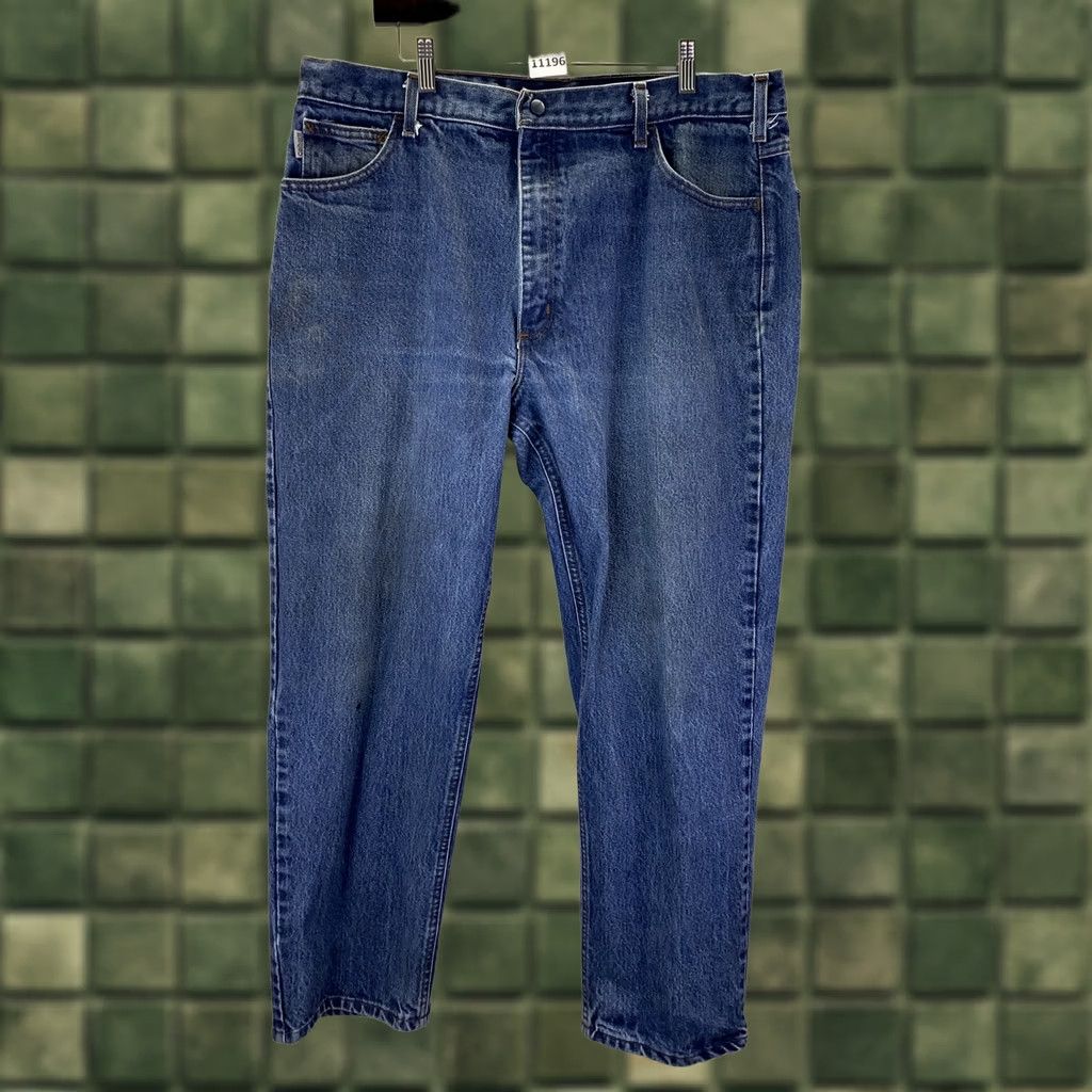 Carhartt Carhartt FR Jeans Mens Denim Straight Leg 40x32 11196 Blue Cotton Denim Fire Resistant Work Jeans Regular Mens Size US 40 / EU 56 - 1 Thumbnail