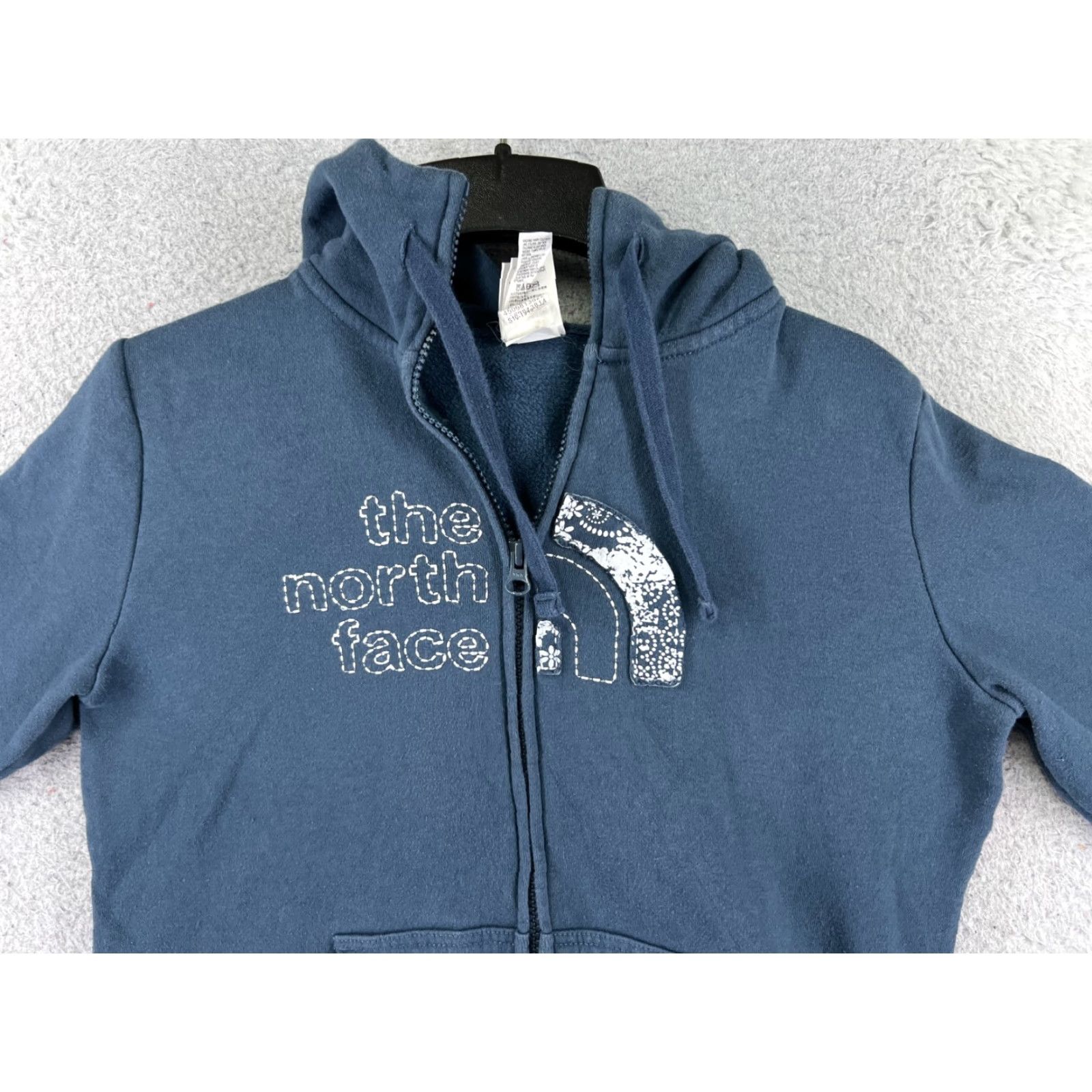 The North Face The North Face Jacket Medium Blue Floral Full Zip Polyester Pockets Hooded Women Size M / US 6-8 / IT 42-44 - 4 Thumbnail