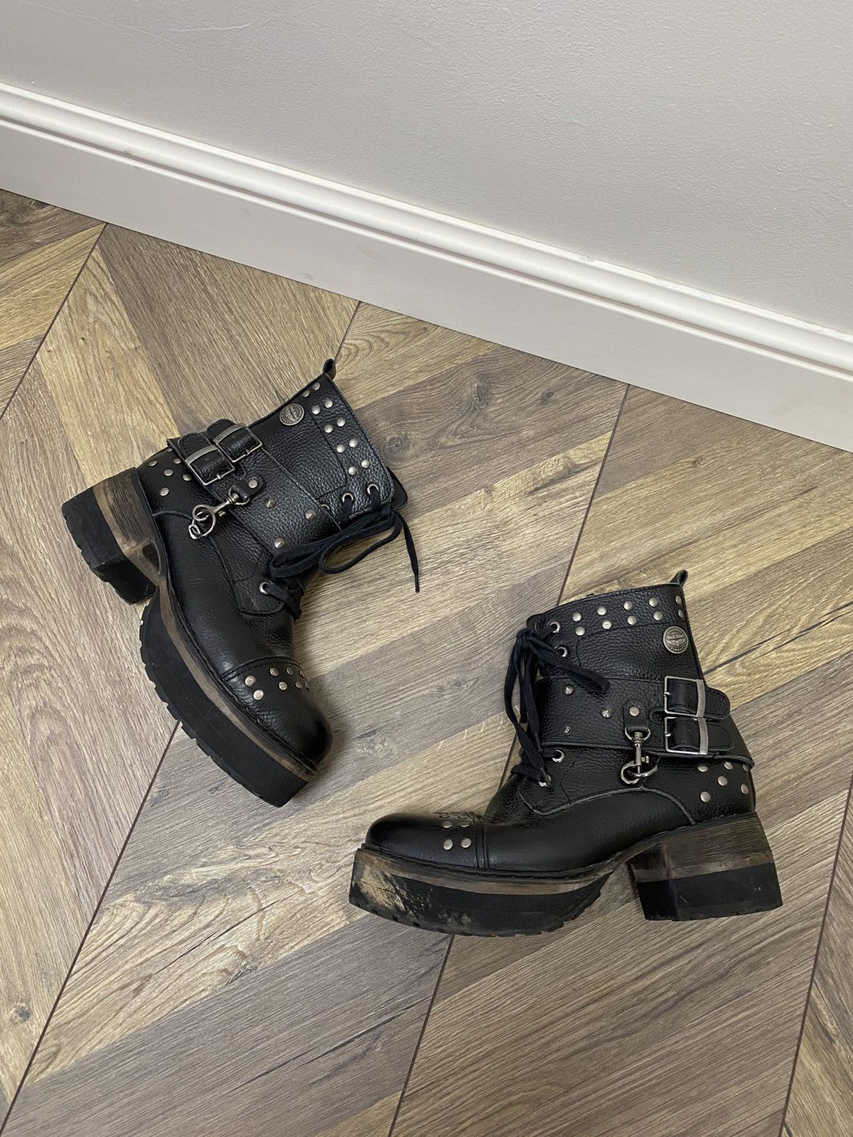 Rock & Republic × Vintage Vintage Rock Rebel Archival Punk Boots Size US 7 / EU 40 - 3 Thumbnail