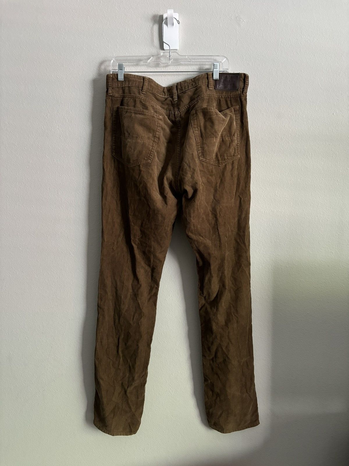Polo Ralph Lauren Vintage Polo Ralph Lauren Men's Brown Corduroy Trousers Size US 37 - 2 Thumbnail