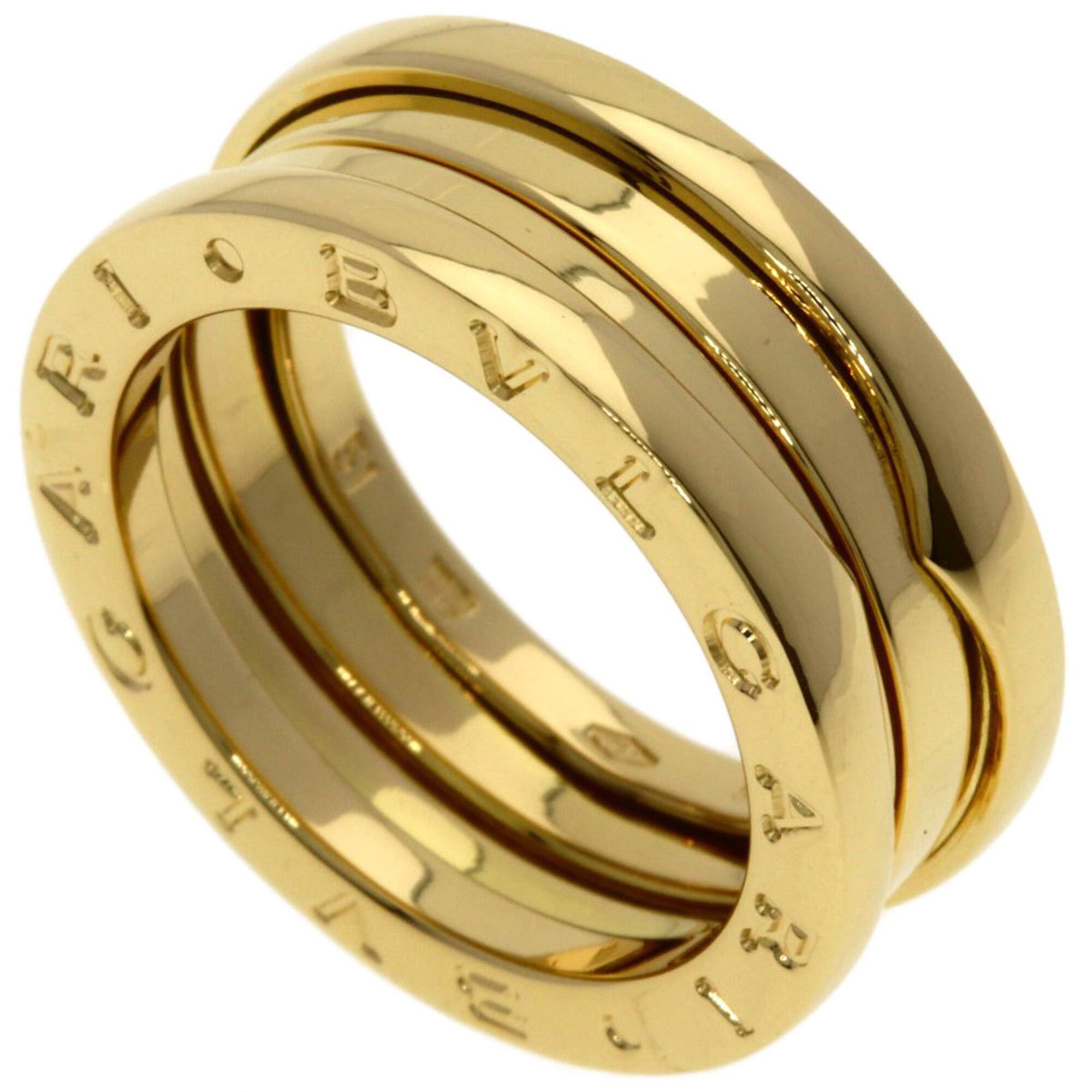 Bvlgari BVLGARI B-zero1 2-band ring #51, 18K yellow gold, women's. Size ONE SIZE - 1 Thumbnail