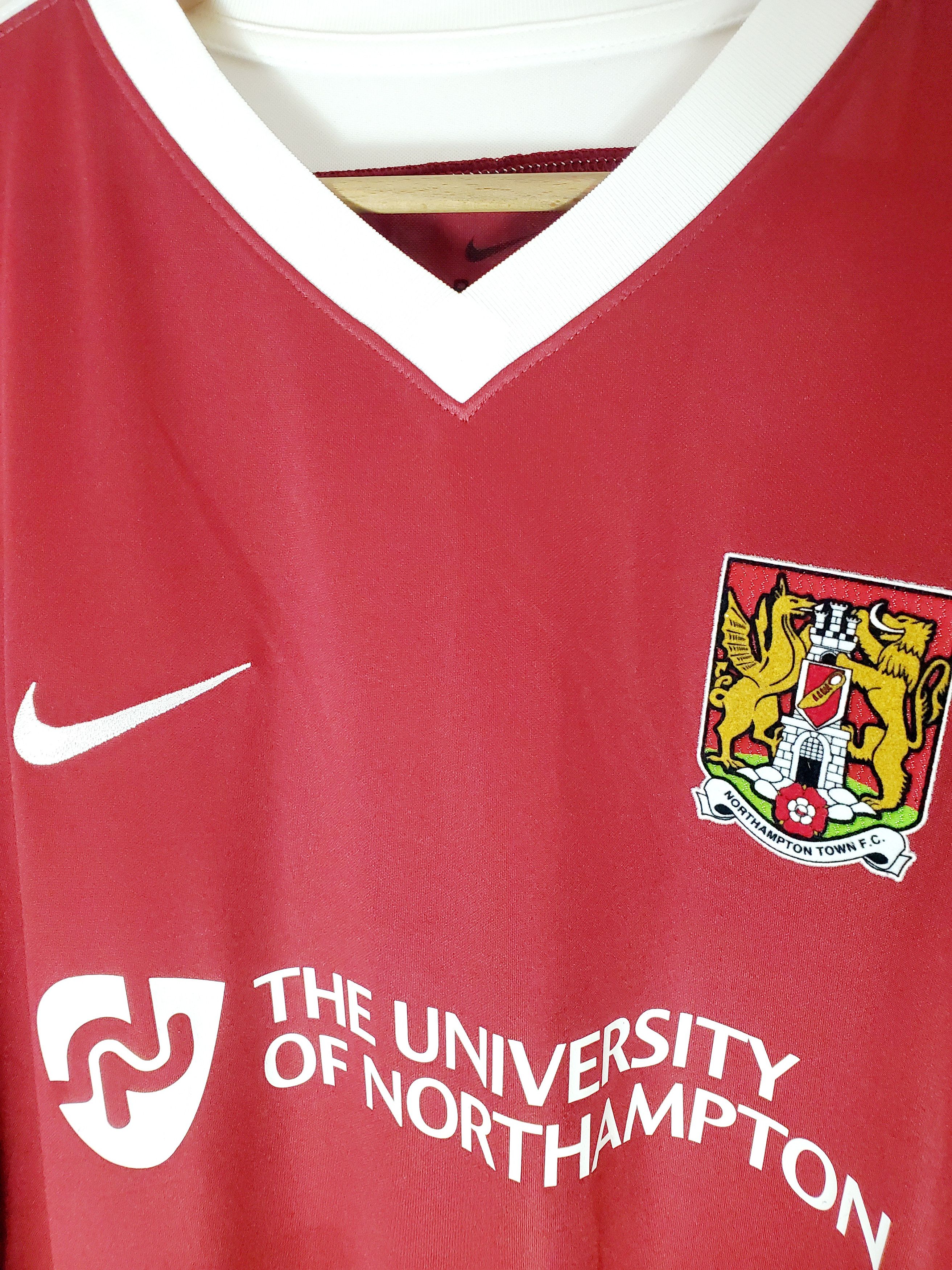 Nike Northampton Town FC home 2016-2017 nike soccer jersey 3 Xl Size US XXL / EU 58 / 5 - 2 Thumbnail