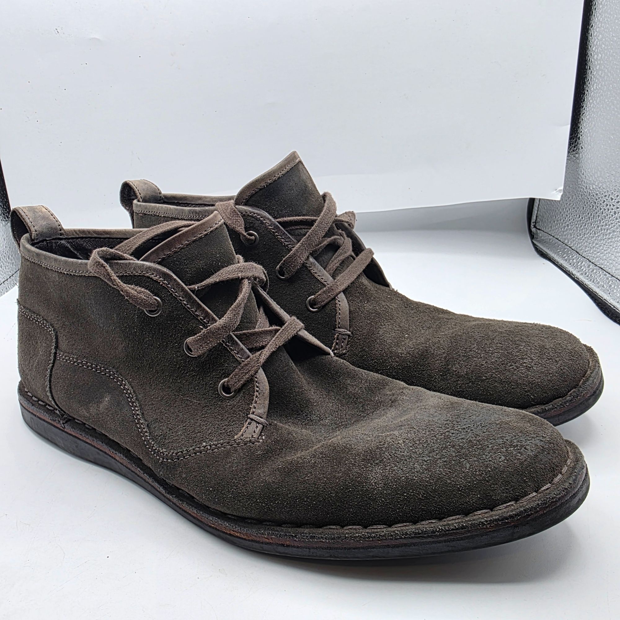 John Varvatos John Varvatos Star USA Mens Chukka Lace Up Boots Gray Size 1 Size US 10 / EU 43 - 1 Thumbnail