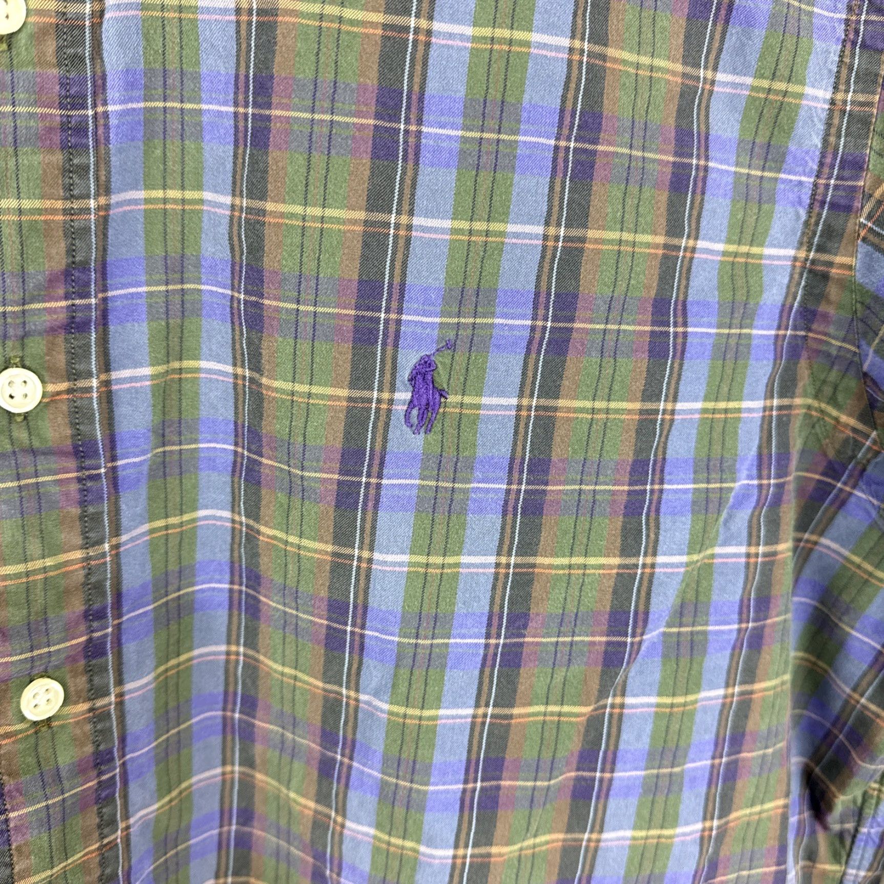 Polo Ralph Lauren VINTAGE Polo Ralph Lauren Mens Classic Fit Shirt XL Plaid Long Sleeve Button Size US XL / EU 56 / 4 - 6 Thumbnail