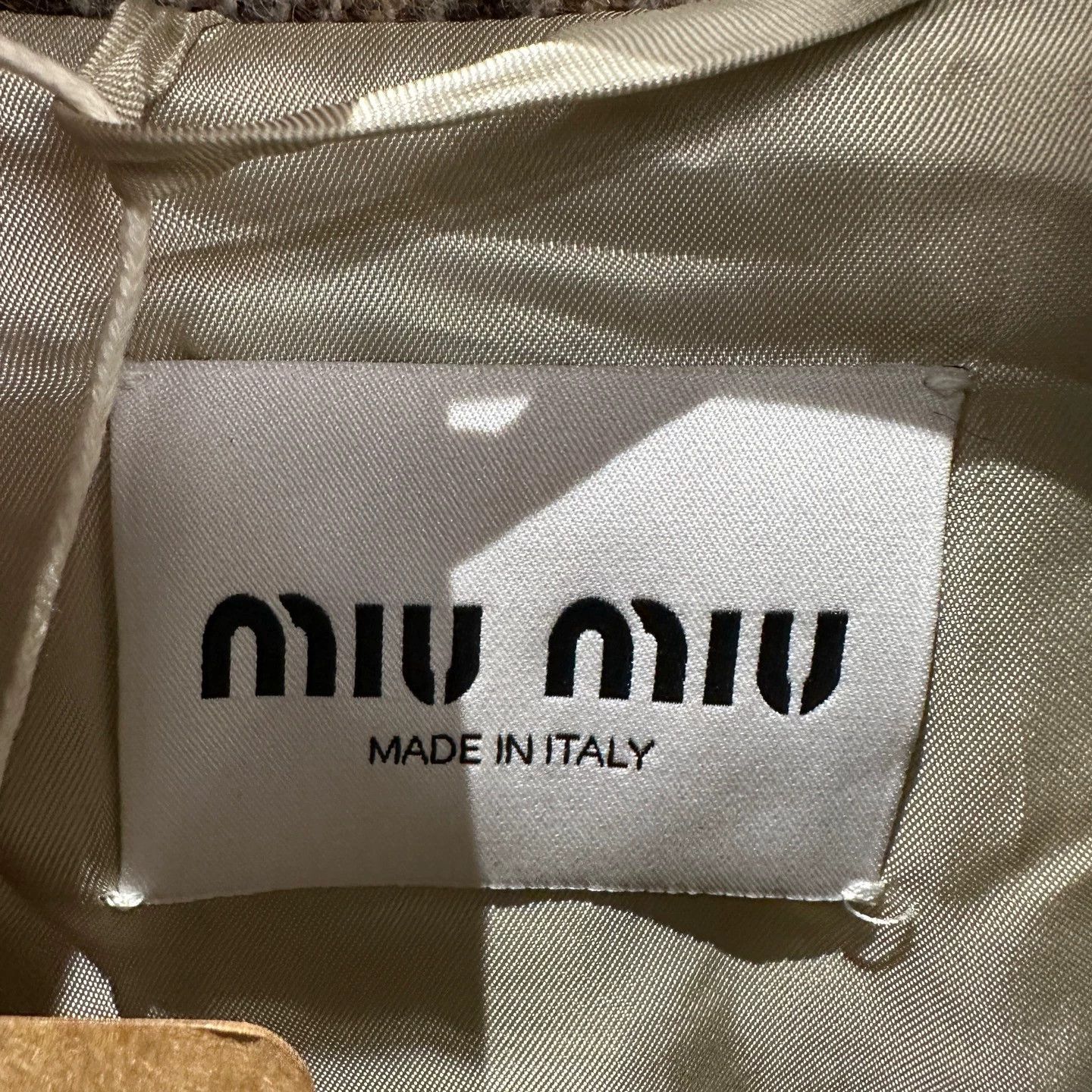 Miu Miu MiuMiu checked wool logo jacket 36 Size XS / US 0-2 / IT 36-38 - 3 Thumbnail