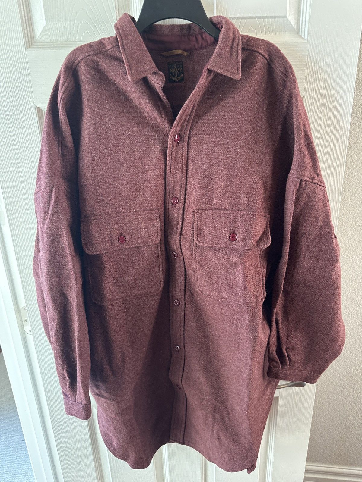 Kapital Kapital wool slappy coat. Burgundy red Size US XXL / EU 58 / 5 - 2 Thumbnail