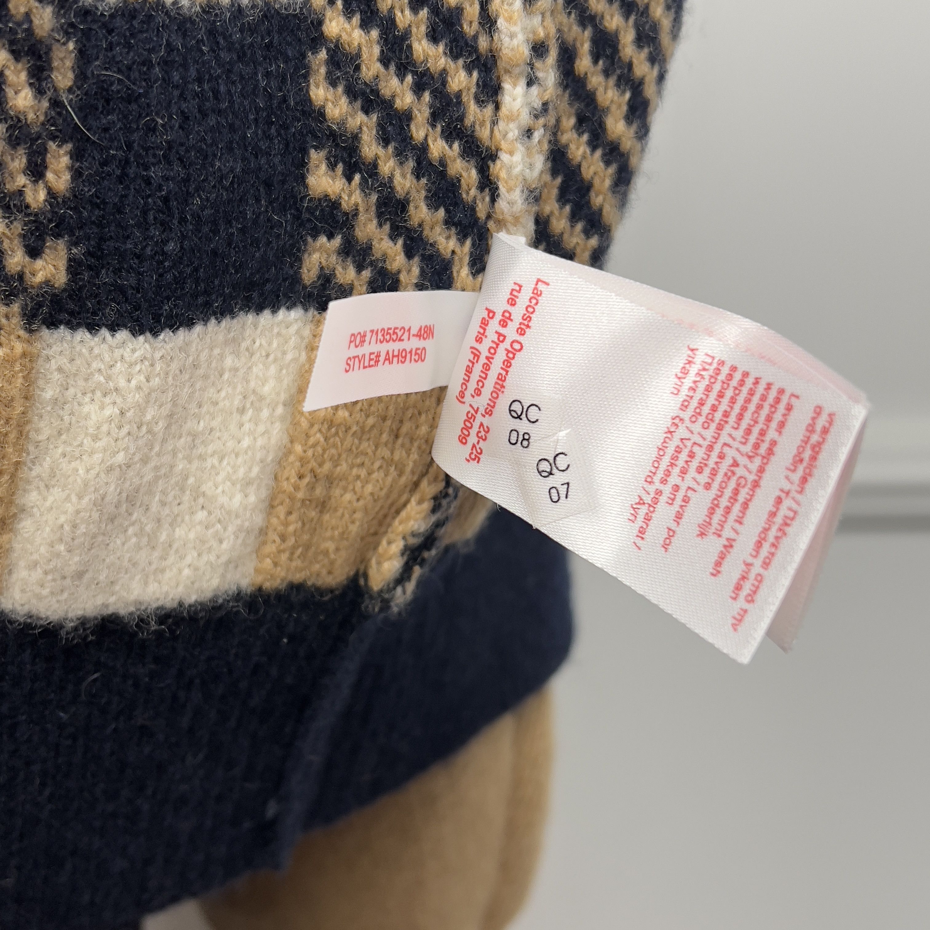 Lacoste NWT Lacoste Live Gentlemen Style Jacket Wool Cardigan Jamper Size US XL / EU 56 / 4 - 9 Thumbnail