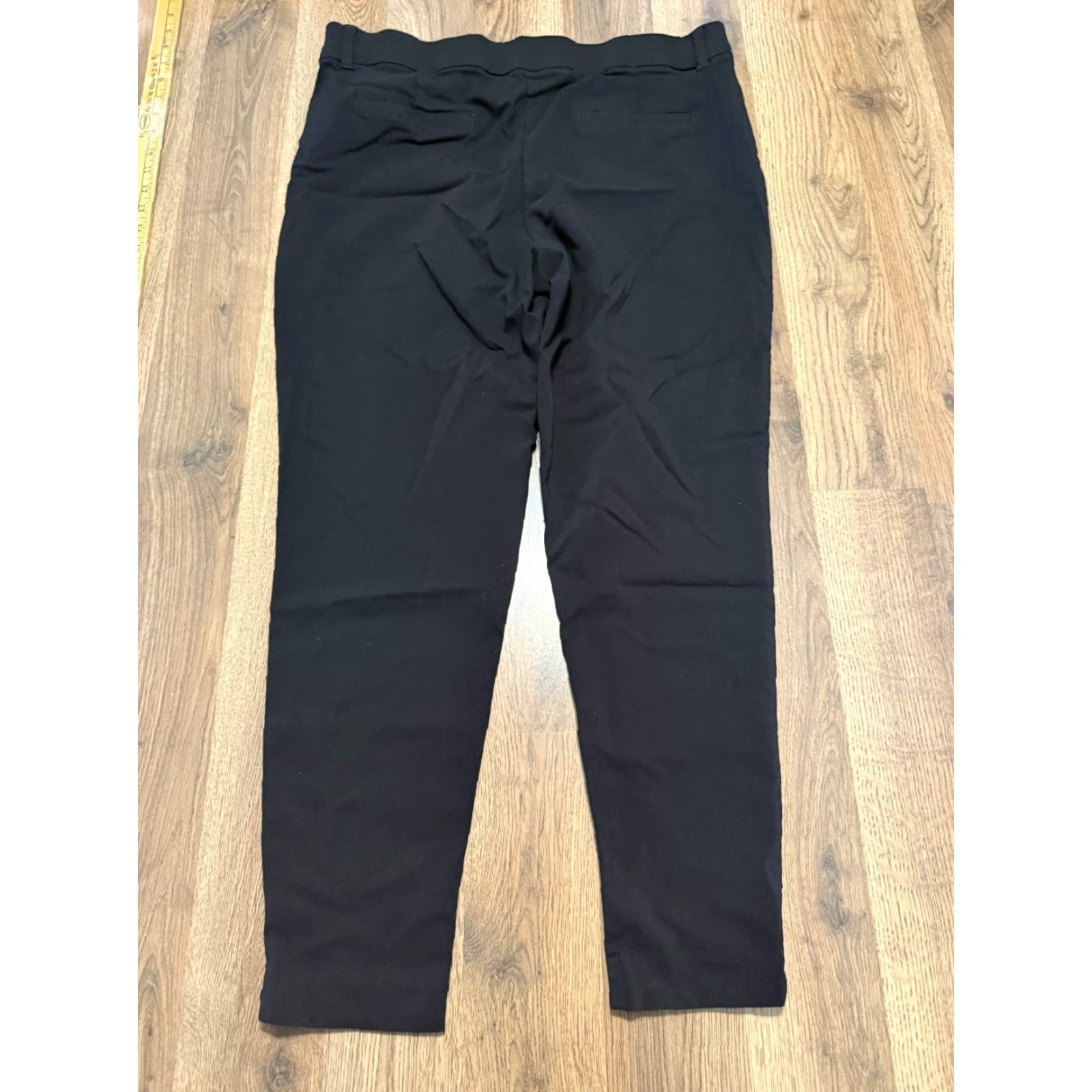Vintage Maurices Pants Women's 2XL Black Pull On High Rise Ankle Pants Size 40" / US 18 - 2 Thumbnail