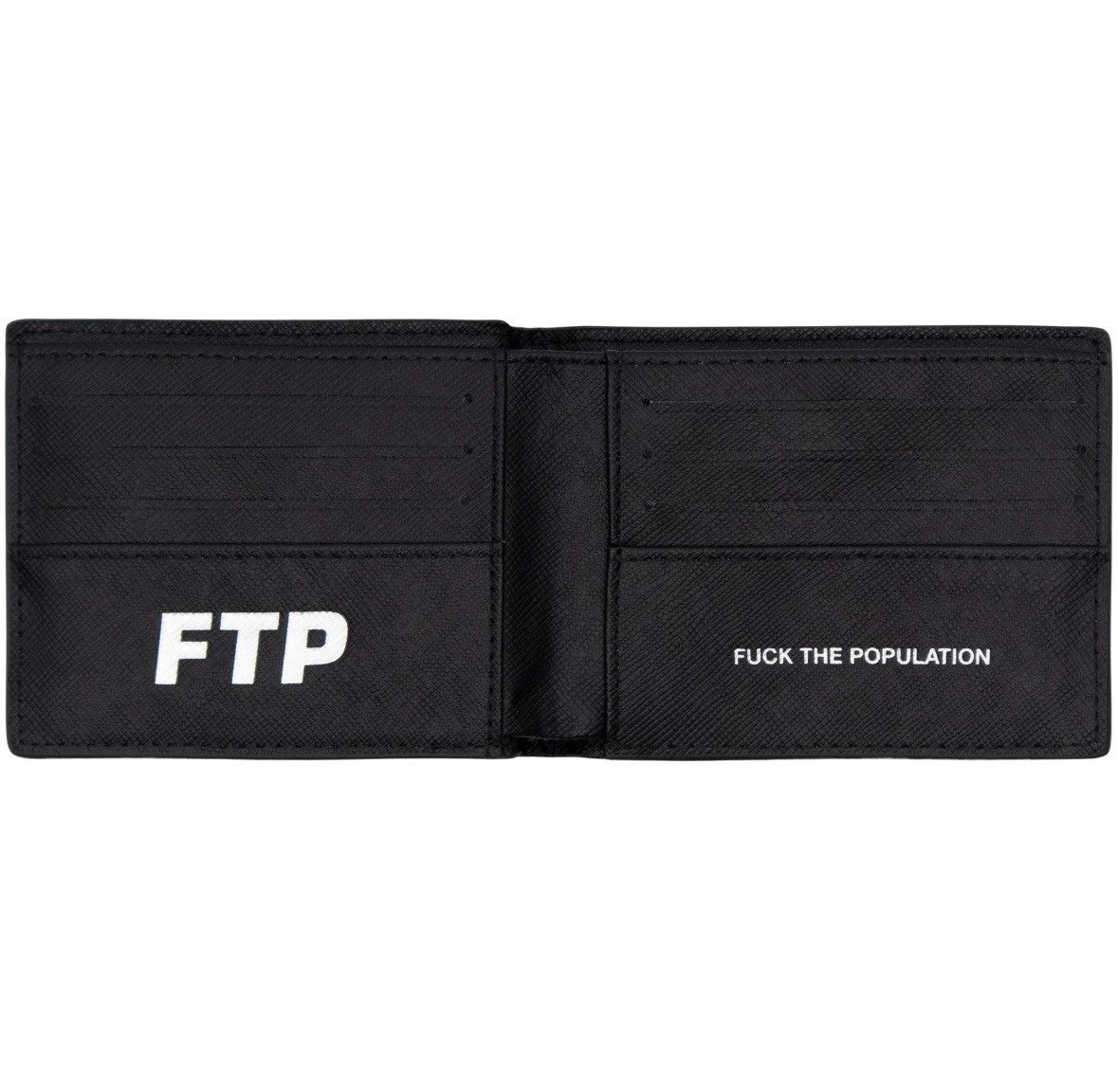 Fuck The Population FTP Logo Répété Wallet Size ONE SIZE - 3 Thumbnail