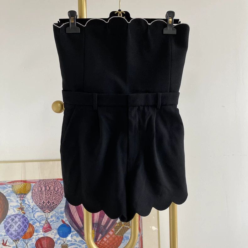 Saint Laurent Paris Saint Laurent Black Strapless Jumpsuit Size US 38 / EU 54 - 1 Thumbnail