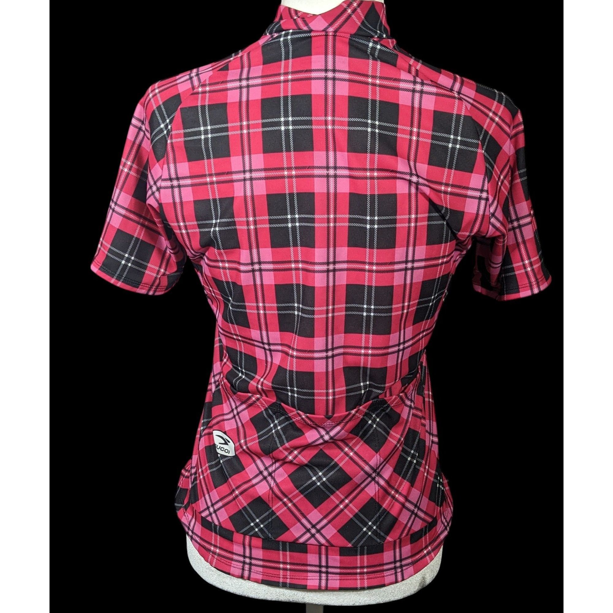Other Sugoi Lumber Jane Pink And Black Plaid Cycling Jersey With P Size S / US 4 / IT 40 - 2 Thumbnail