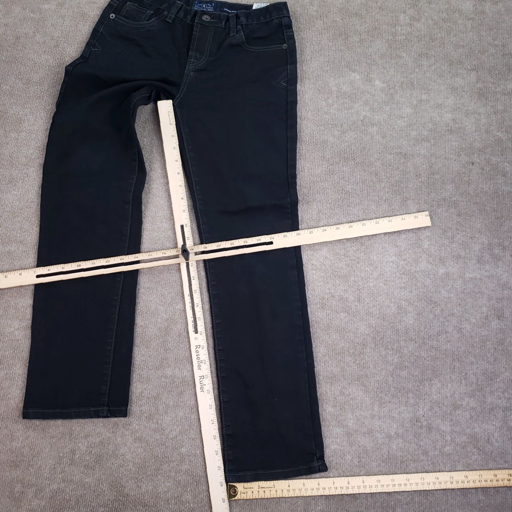 Lucky Brand Lucky Brand Womens Cooper Slim Stretch Dark Wash Blue Denim Jeans 14 Size 36" / US 14 / IT 50 - 2 Thumbnail